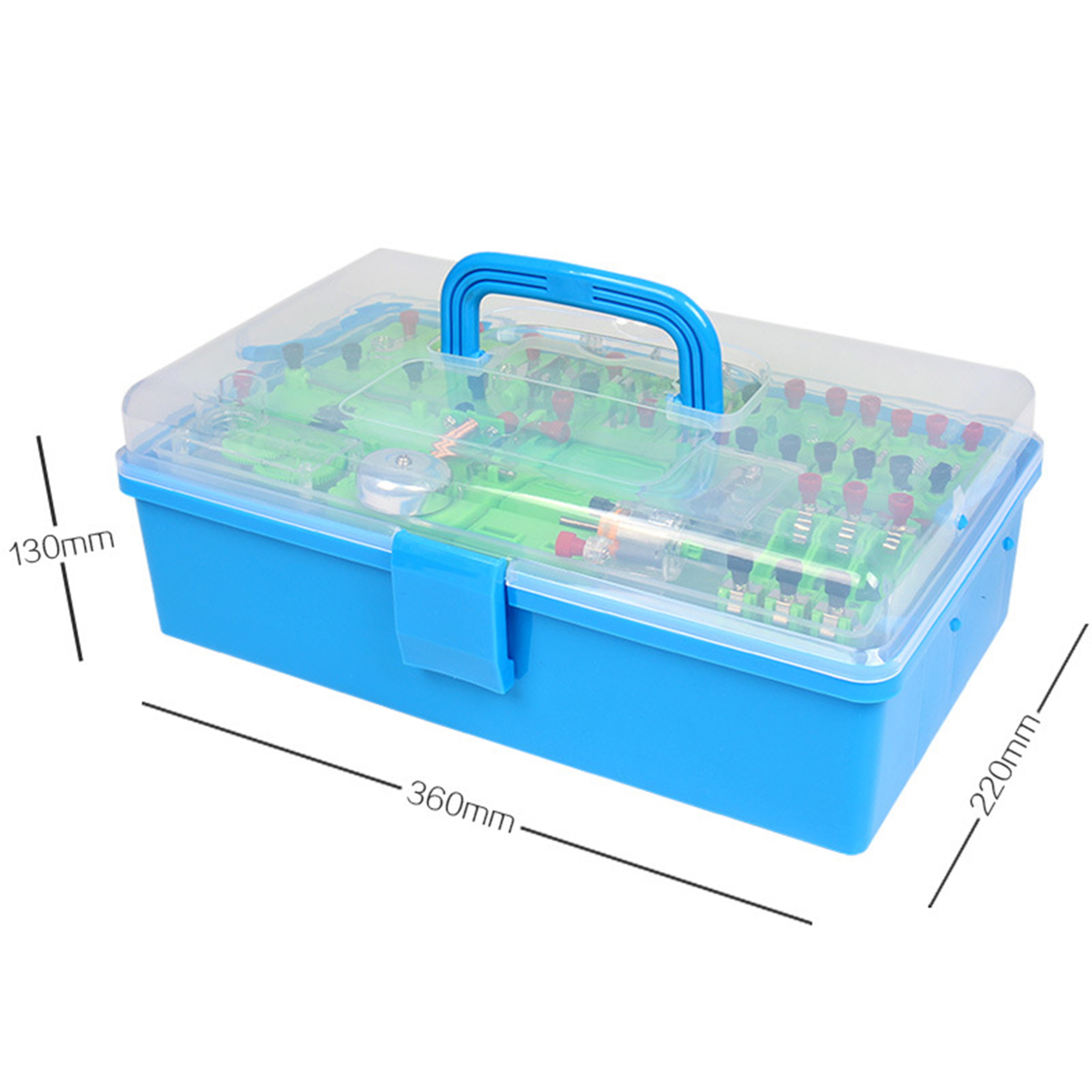 Junior High School Electricity Experiment Kit, Electromagnetics Physics Circuit Equipment for Teachers and Students – view 4