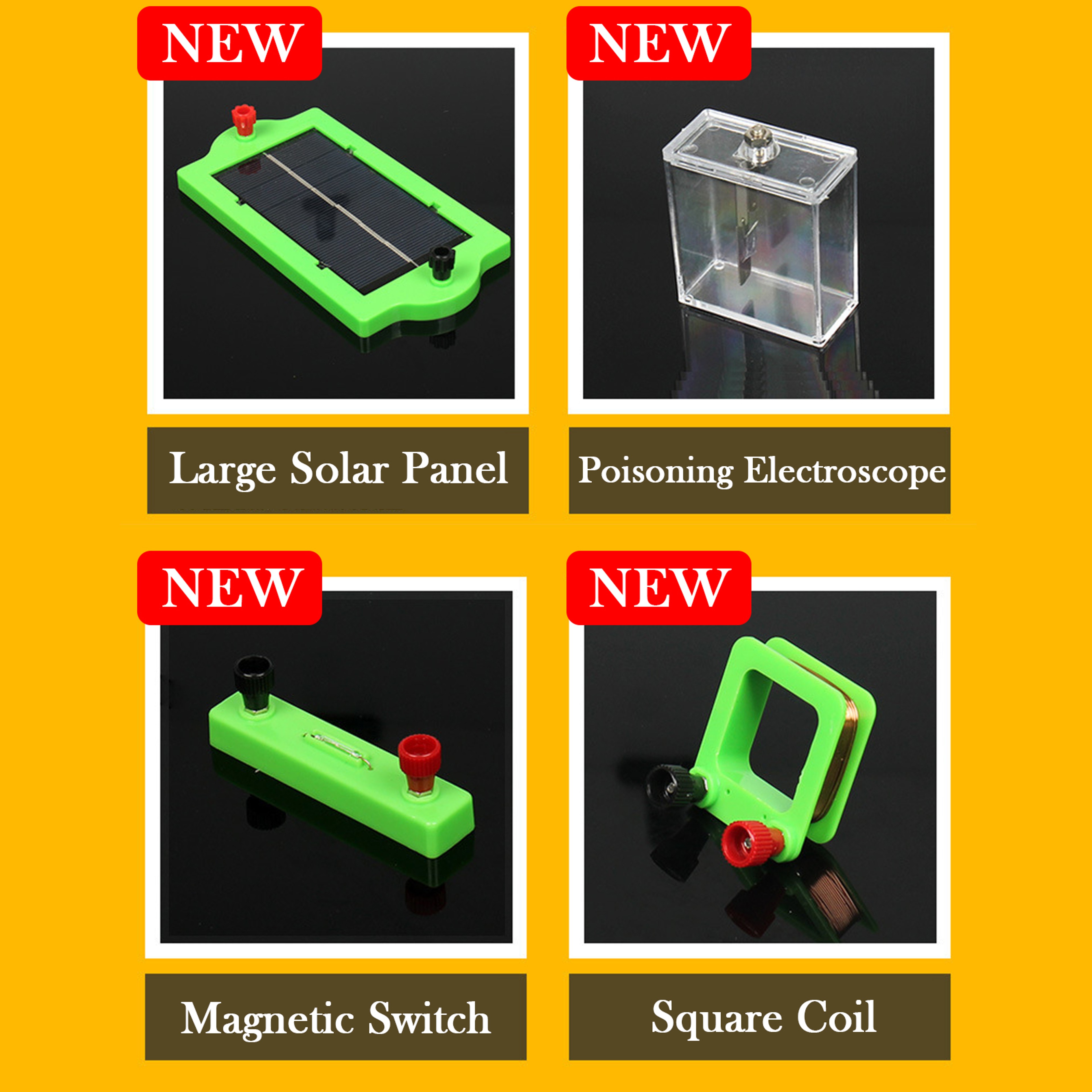 Junior High School Electricity Experiment Kit, Electromagnetics Physics Circuit Equipment for Teachers and Students – view 6