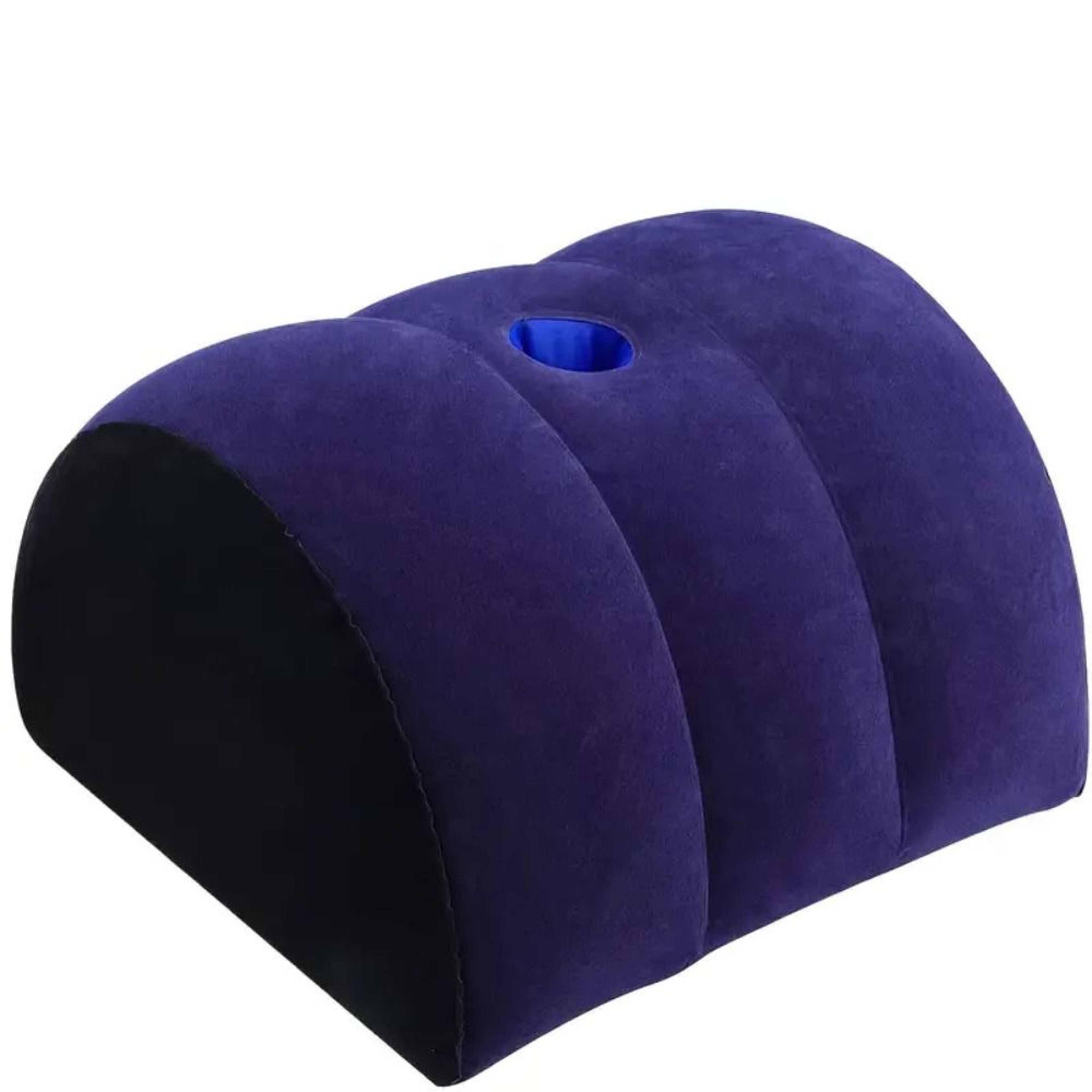 Inflatable Soft Relax Cushion PVC Flocking Silicone Triangle Cylinder Pillow 3