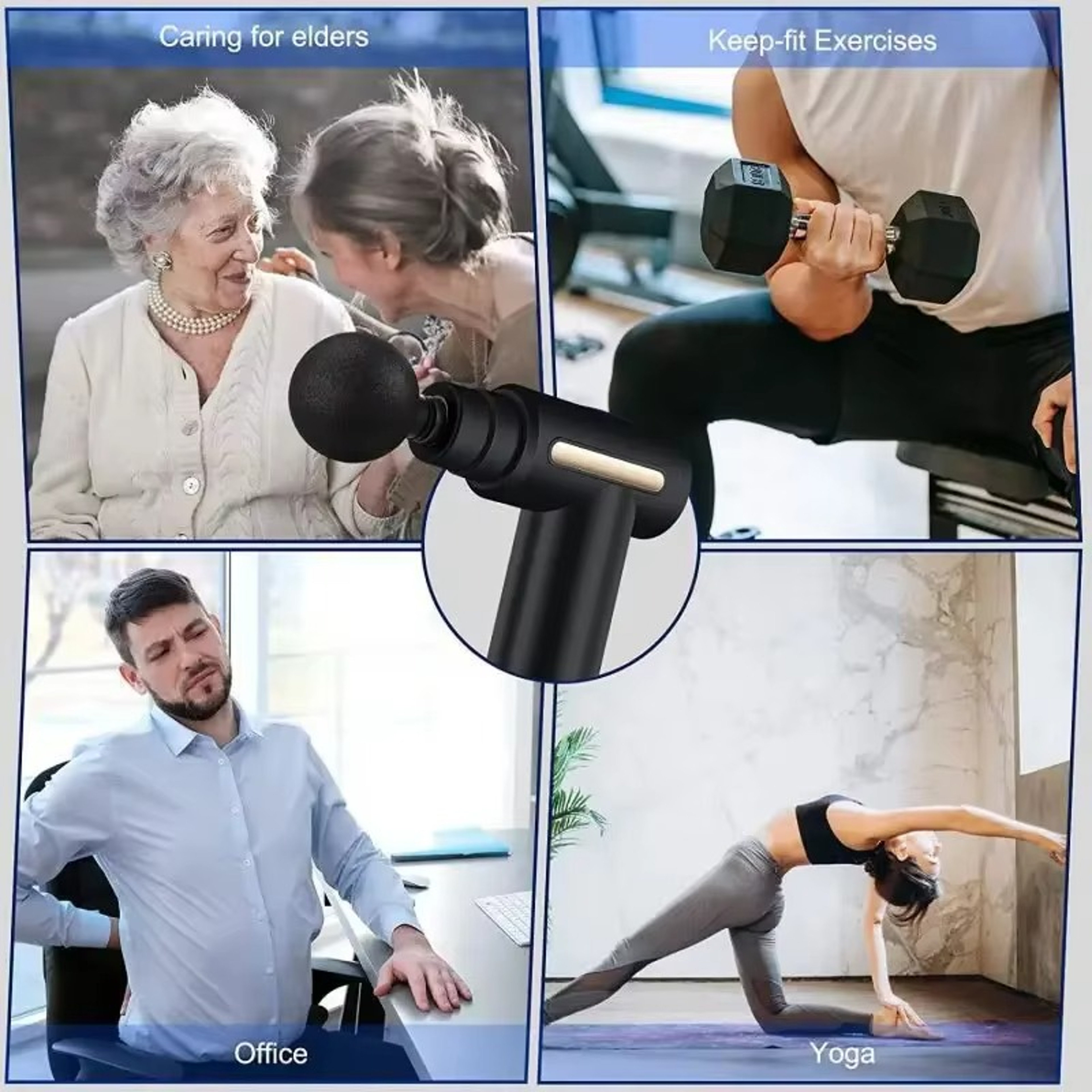 Electric Vibration Massage Gun Fascia Gun For Muscle Relaxation Professional Grade Neck Membrane Gu 3