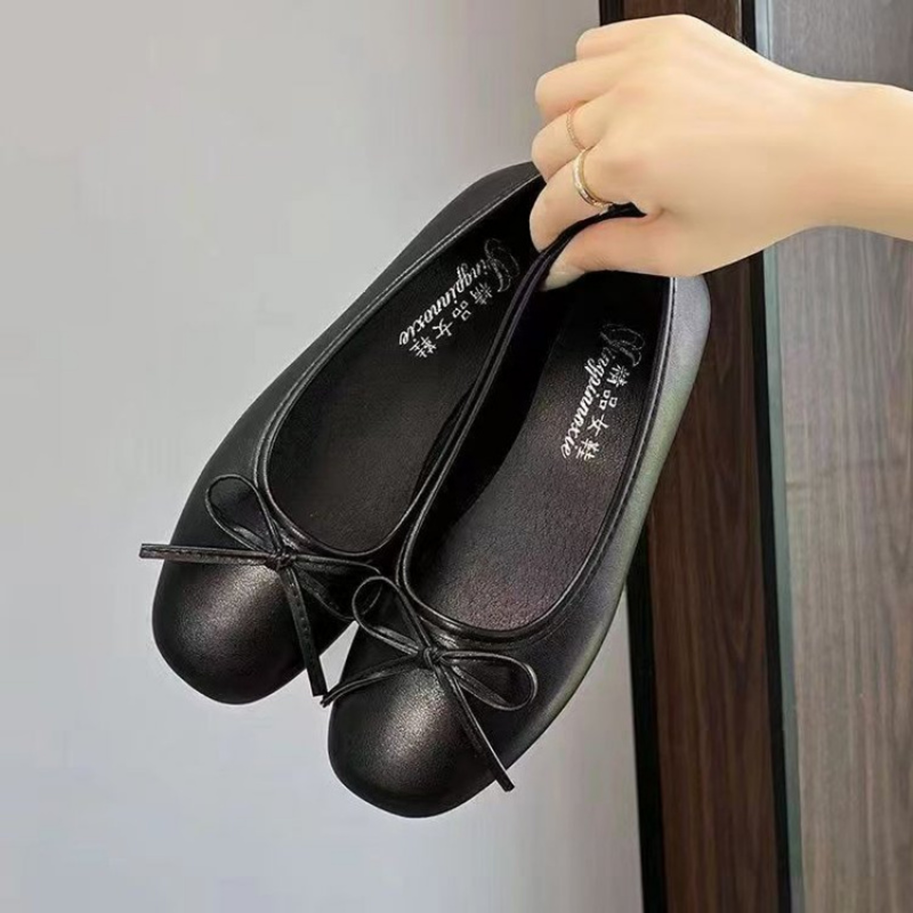 Flats Gentle BowKnot Design Spring Summer New Arrival Evening Breeze Commuter Versatile Single Shoe 1