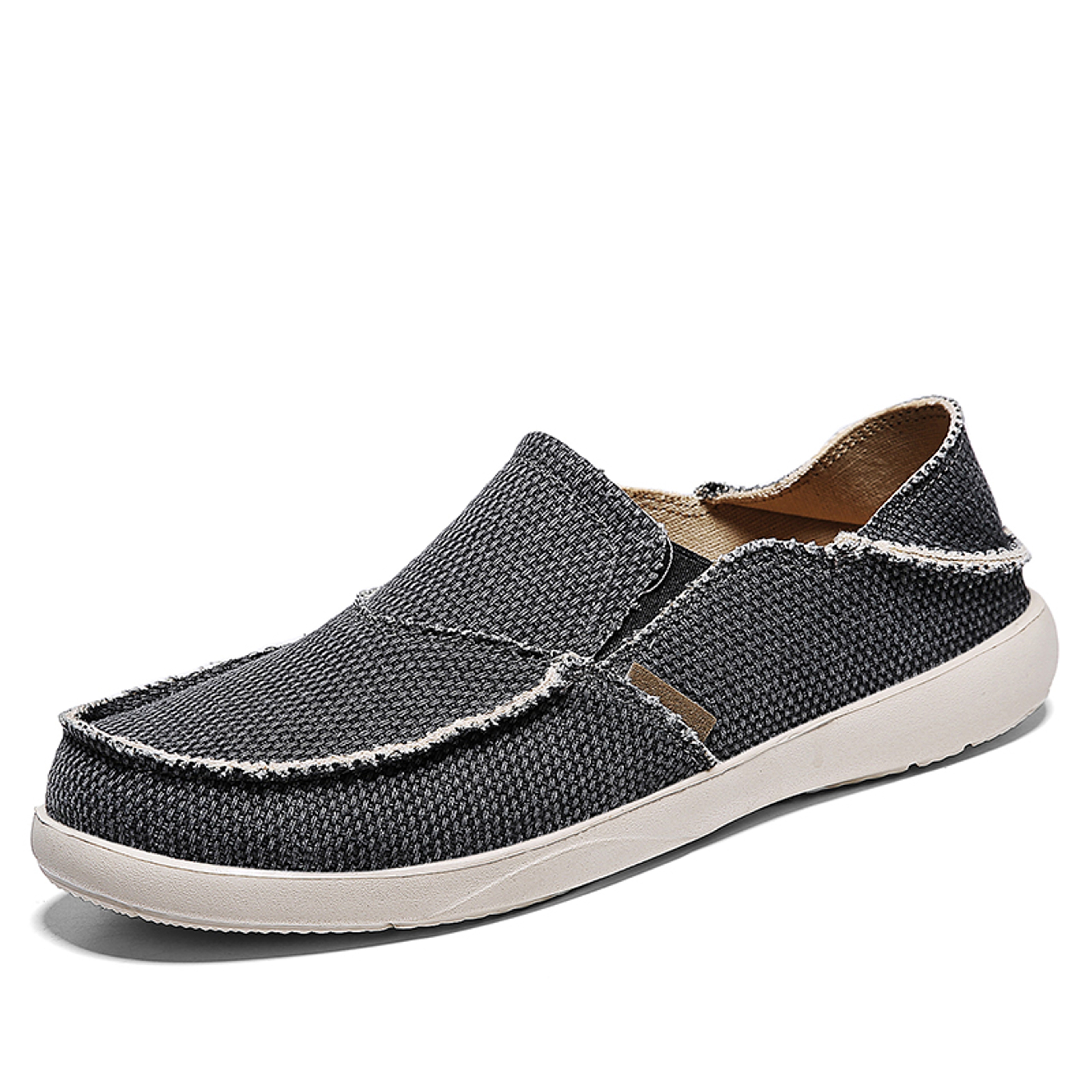 Casual Shoes for Men, Breathable Espadrilles, Comfortable Ultralight Loafers, Summer Canvas Boat Shoes – view 9