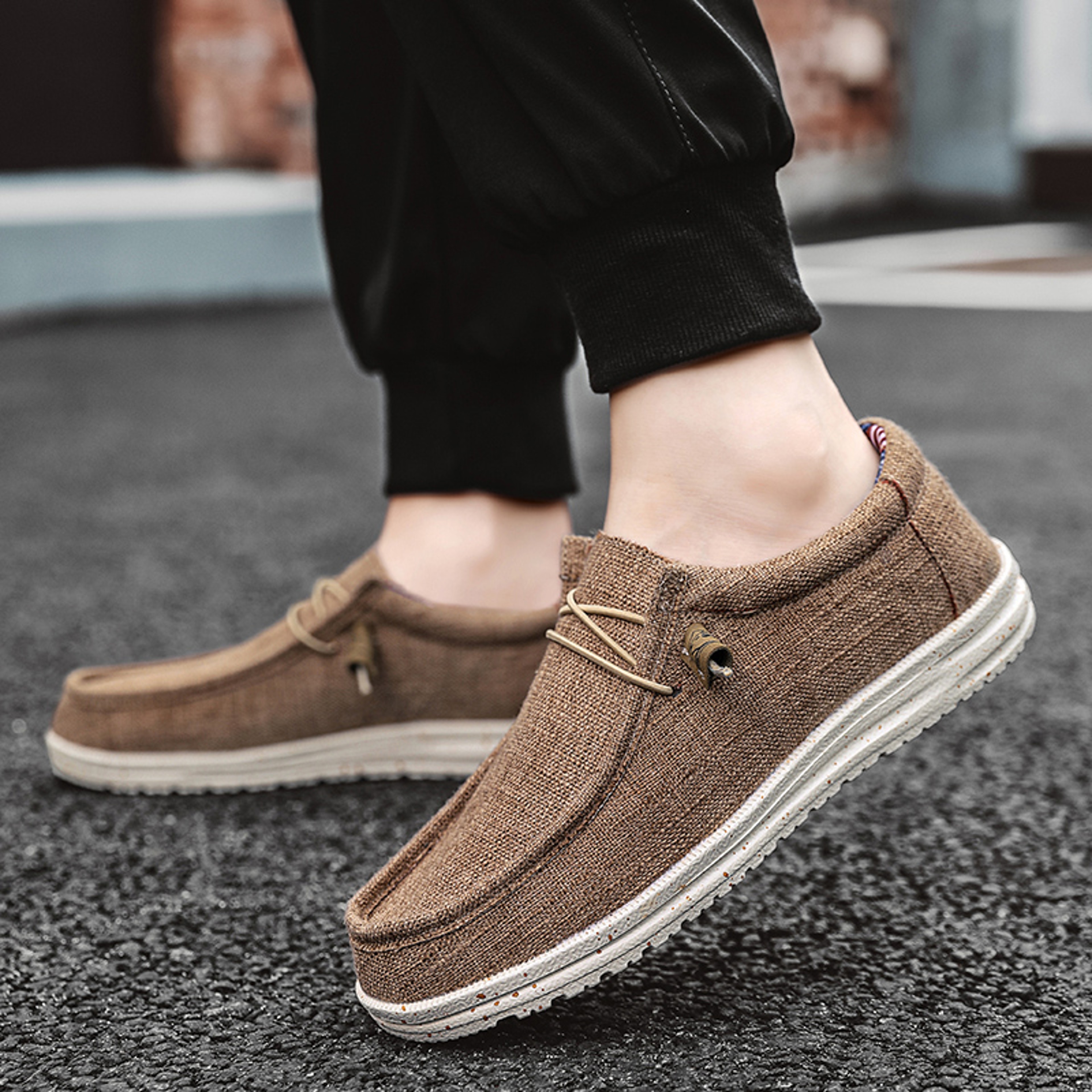 Comfortable Men Casual Shoes Lightweight Plus Size Sneakers Loafers For Walking 2