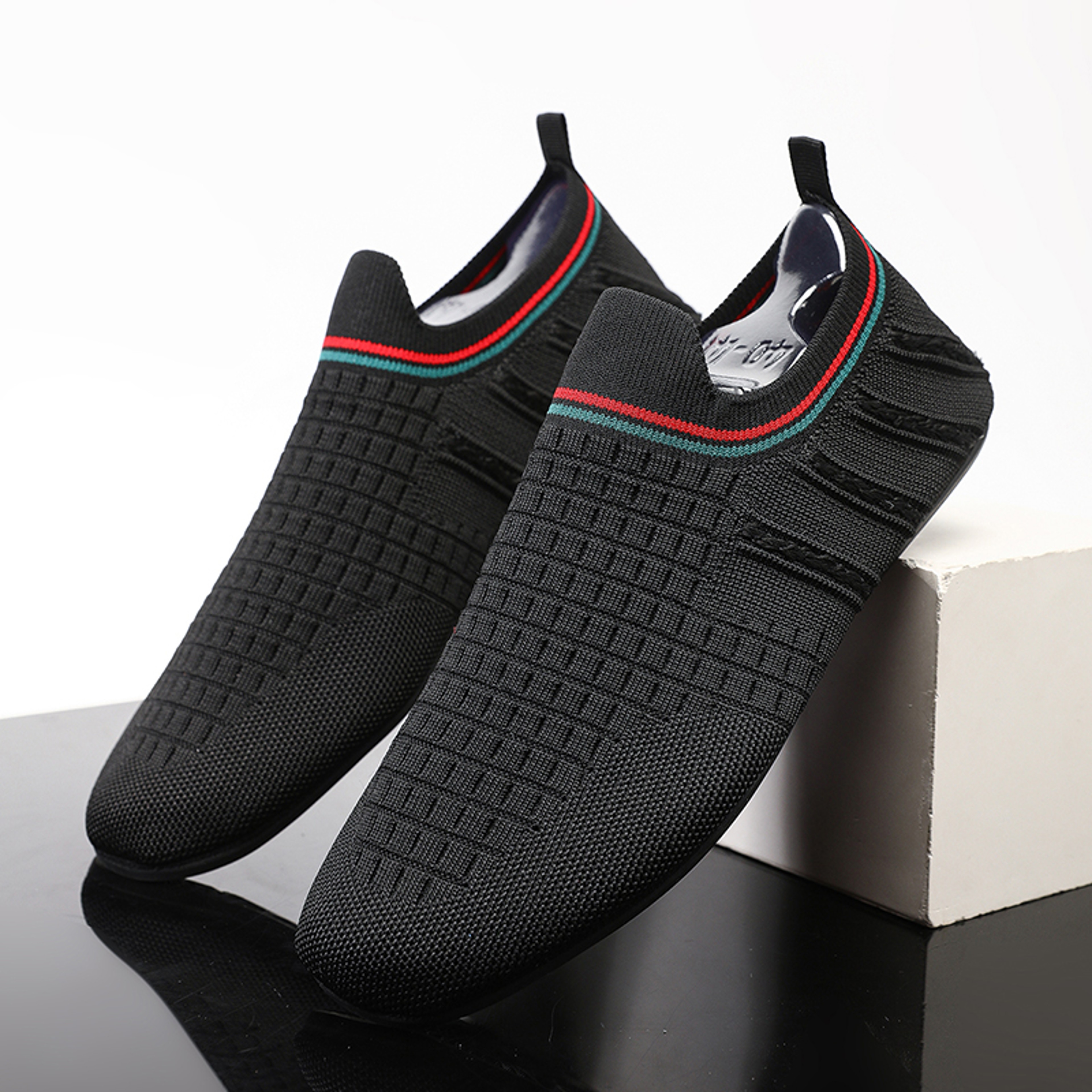 High Quality Outdoor Anti-slip Flats Walking Shoes, Breathable Mesh Summer Classic Fashion Loafers Men Casual Shoes – view 5