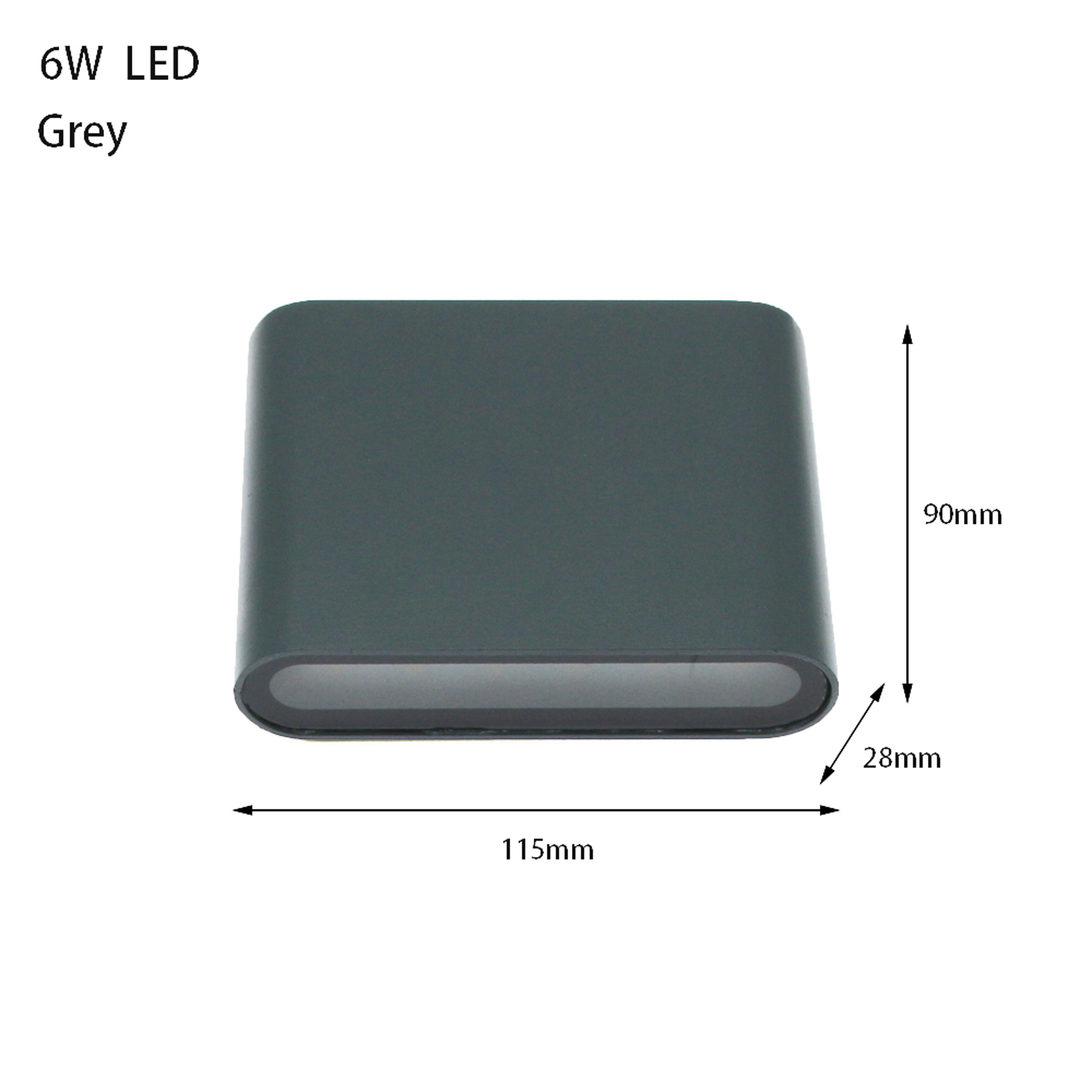 Aluminum Exterior Wall Lamp, LED Waterproof Sconce Light for Living Room, Bedroom, and Balcony Use – view 10