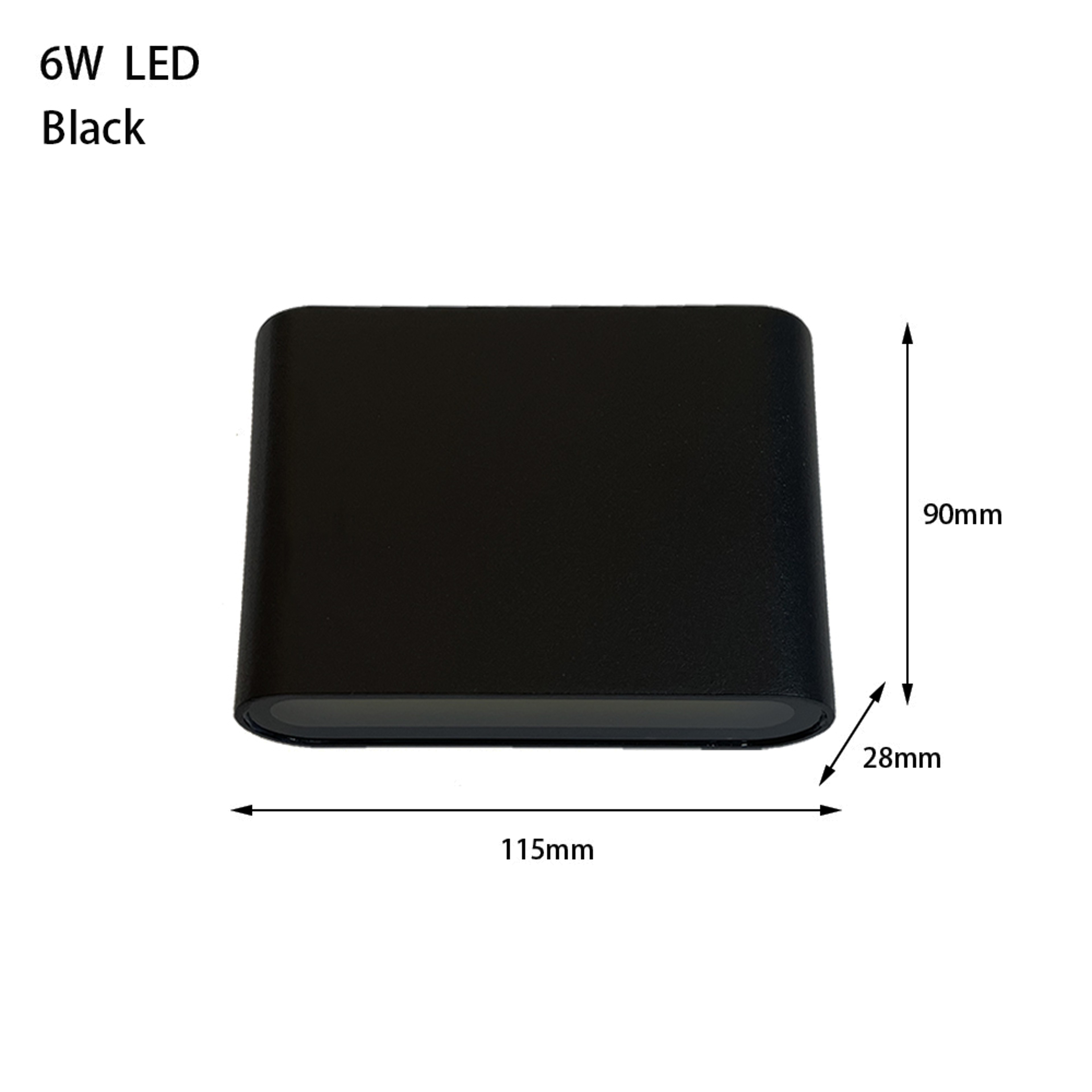 Aluminum Exterior Wall Lamp, LED Waterproof Sconce Light for Living Room, Bedroom, and Balcony Use – view 12