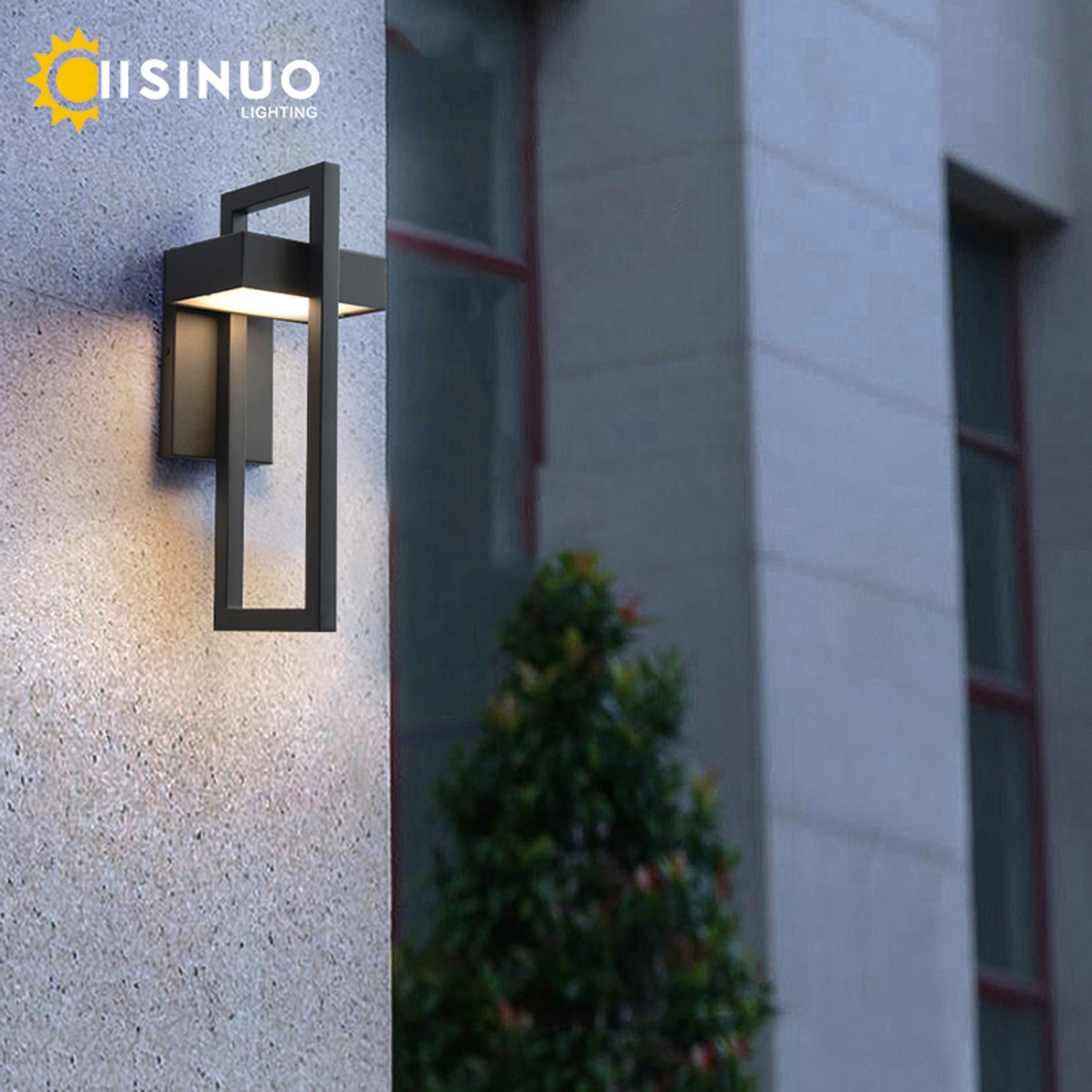 Retro Vintage Waterproof Outdoor LED Wall Light Black Sconce For Garden Porch Street 2