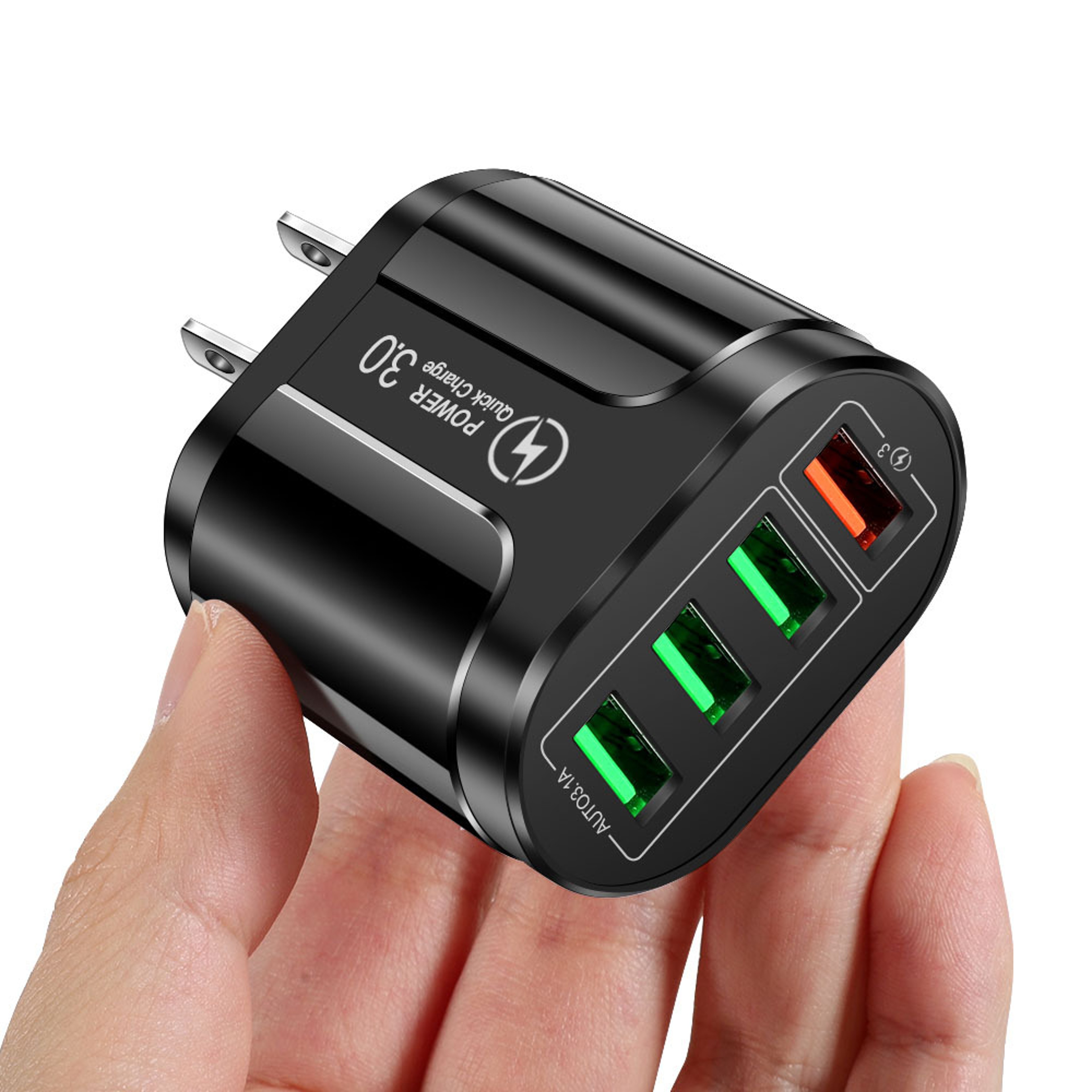 4 Port USB Wall Charger Fast Charger QC For IPhone Samsung Huawei Xiaomi Mobile Phone Adapter 7