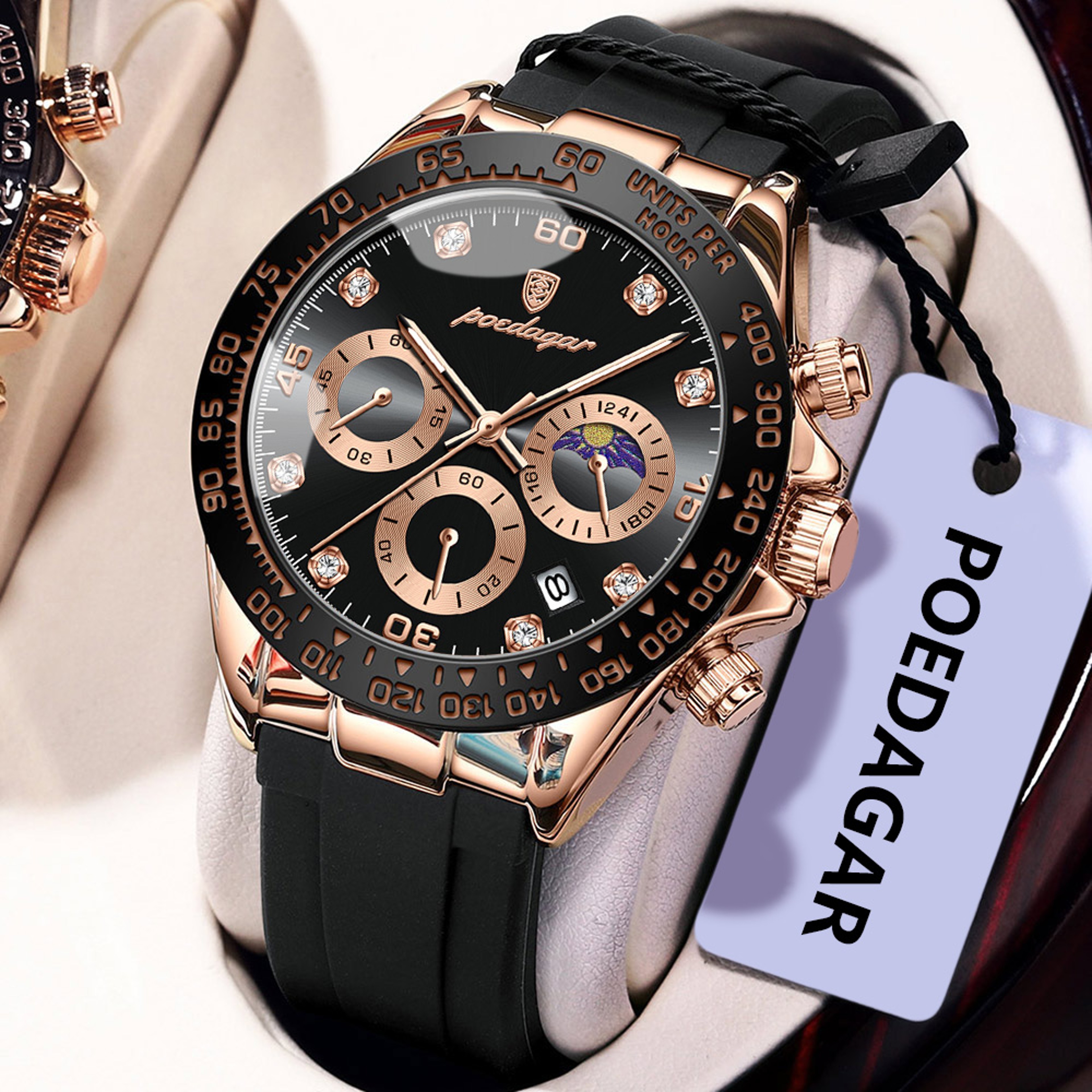 Luxury Chronograph Men Wristwatch, High Quality Quartz Man Watch, Waterproof Luminous Military Men Watches – view 1