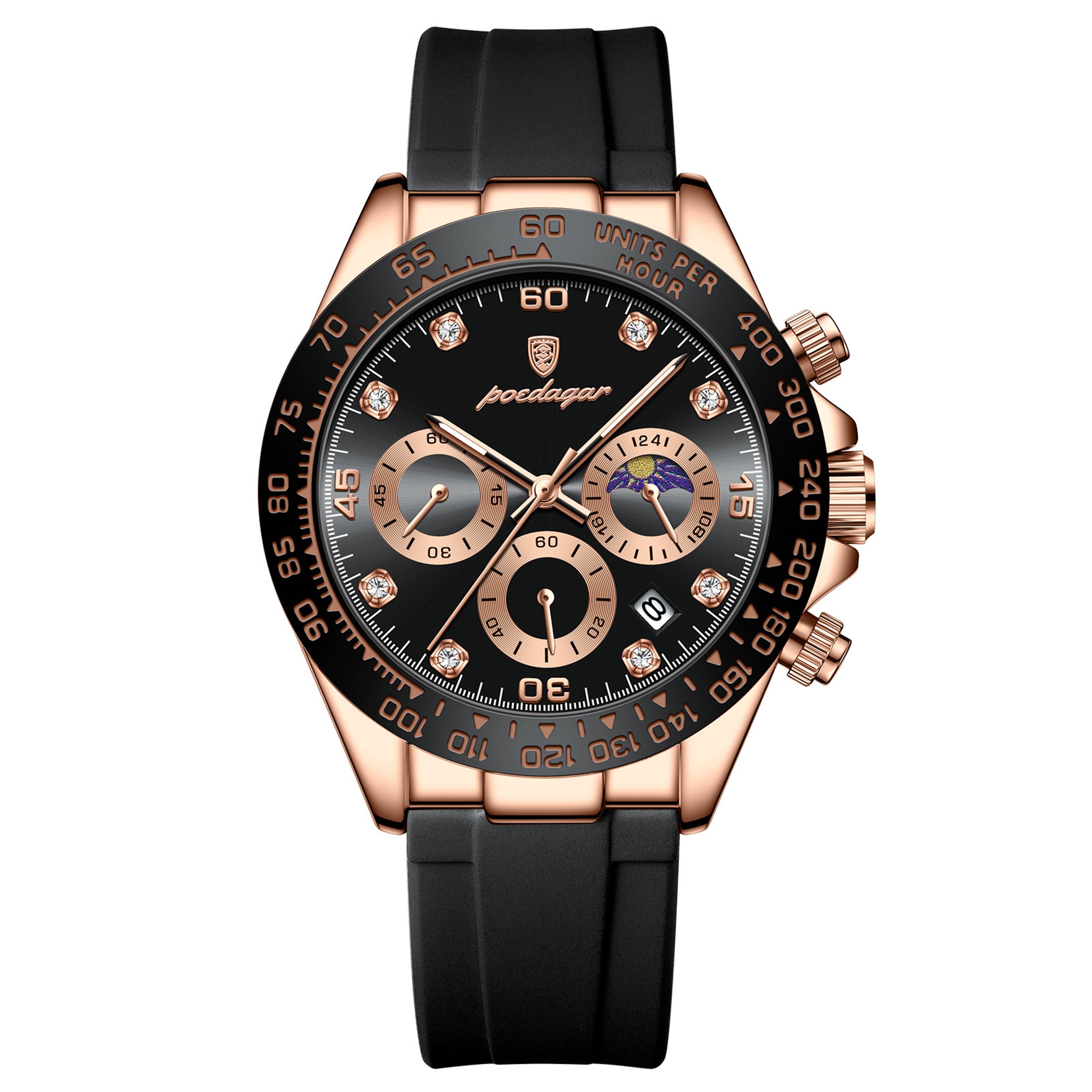Luxury Chronograph Men Wristwatch, High Quality Quartz Man Watch, Waterproof Luminous Military Men Watches – view 8