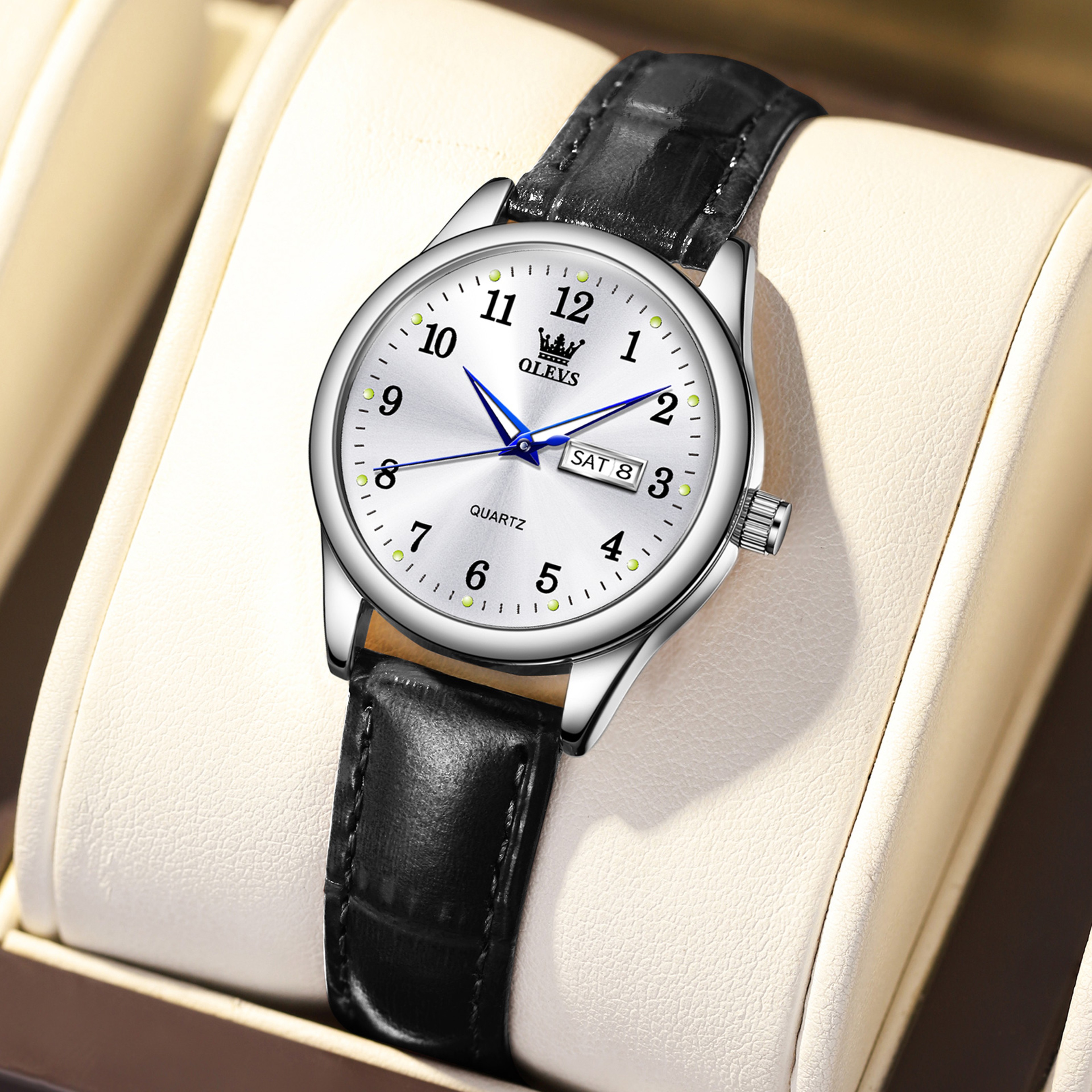 Elegant Luxury Quartz Watch For Women Waterproof Stainless Steel Womens Watches Gifts Simple Fashio 0