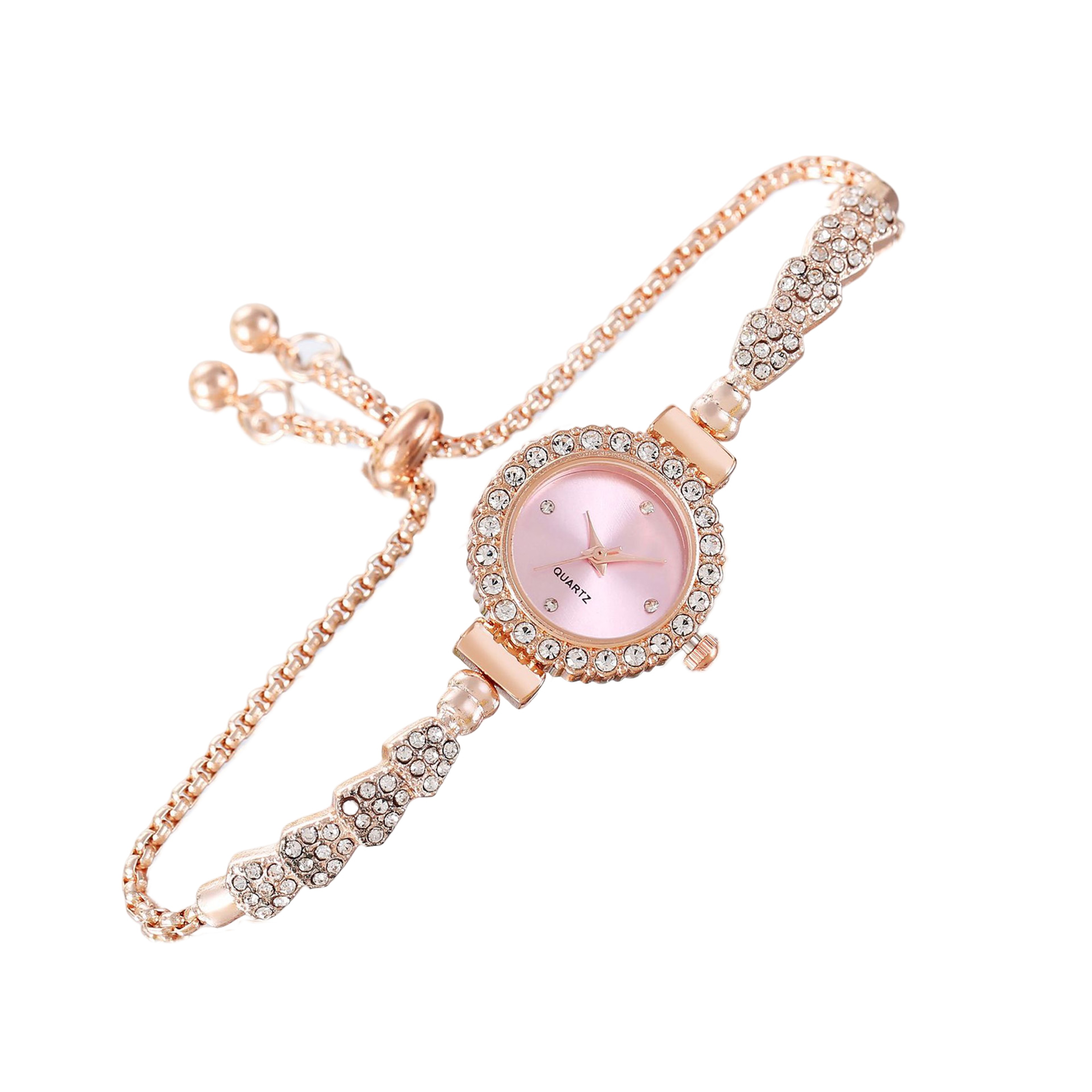 HighEnd Womens Diamond Watches Bracelet Easy Read Dial Shiny Design Wonderful Gift Watches For Wome 8