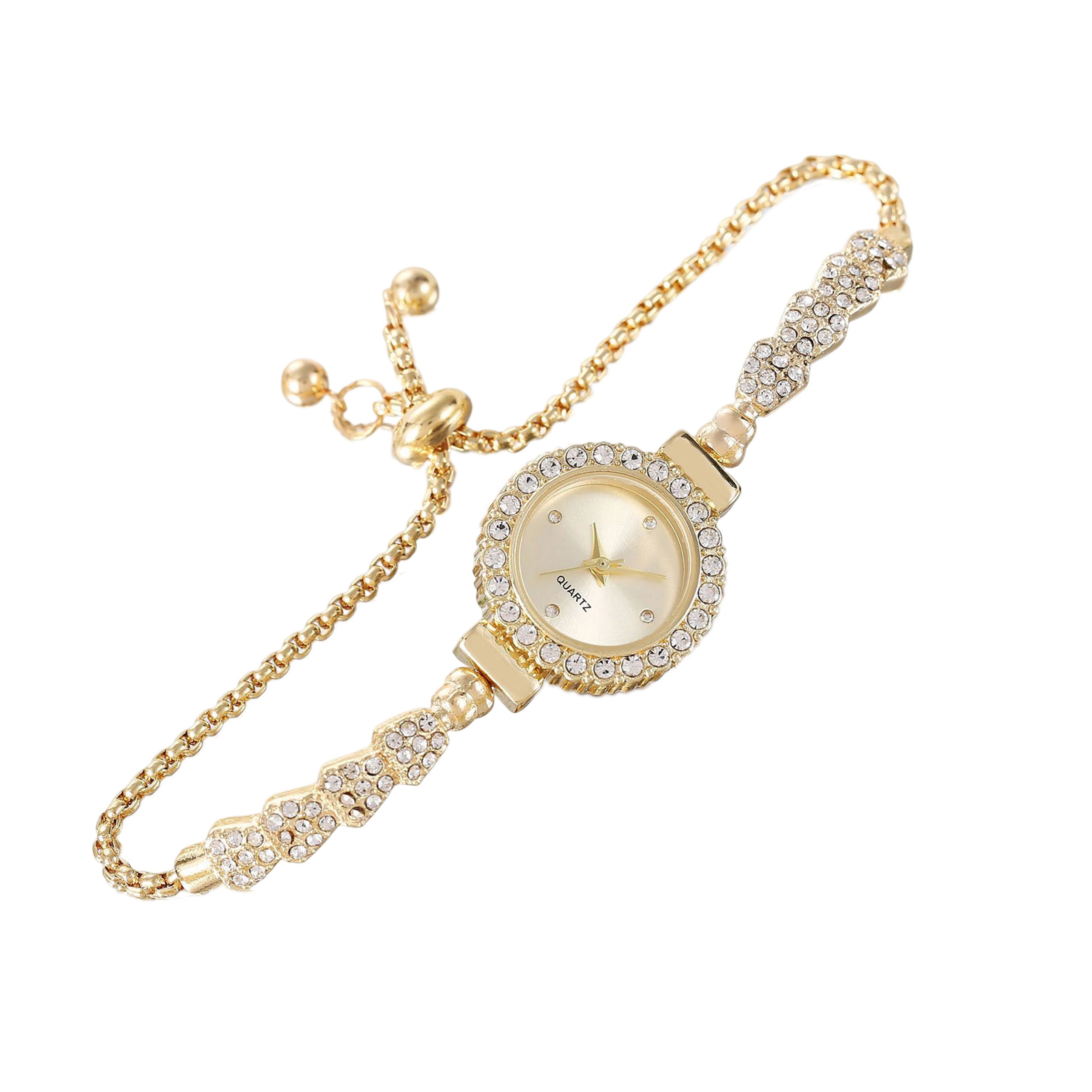 HighEnd Womens Diamond Watches Bracelet Easy Read Dial Shiny Design Wonderful Gift Watches For Wome 11
