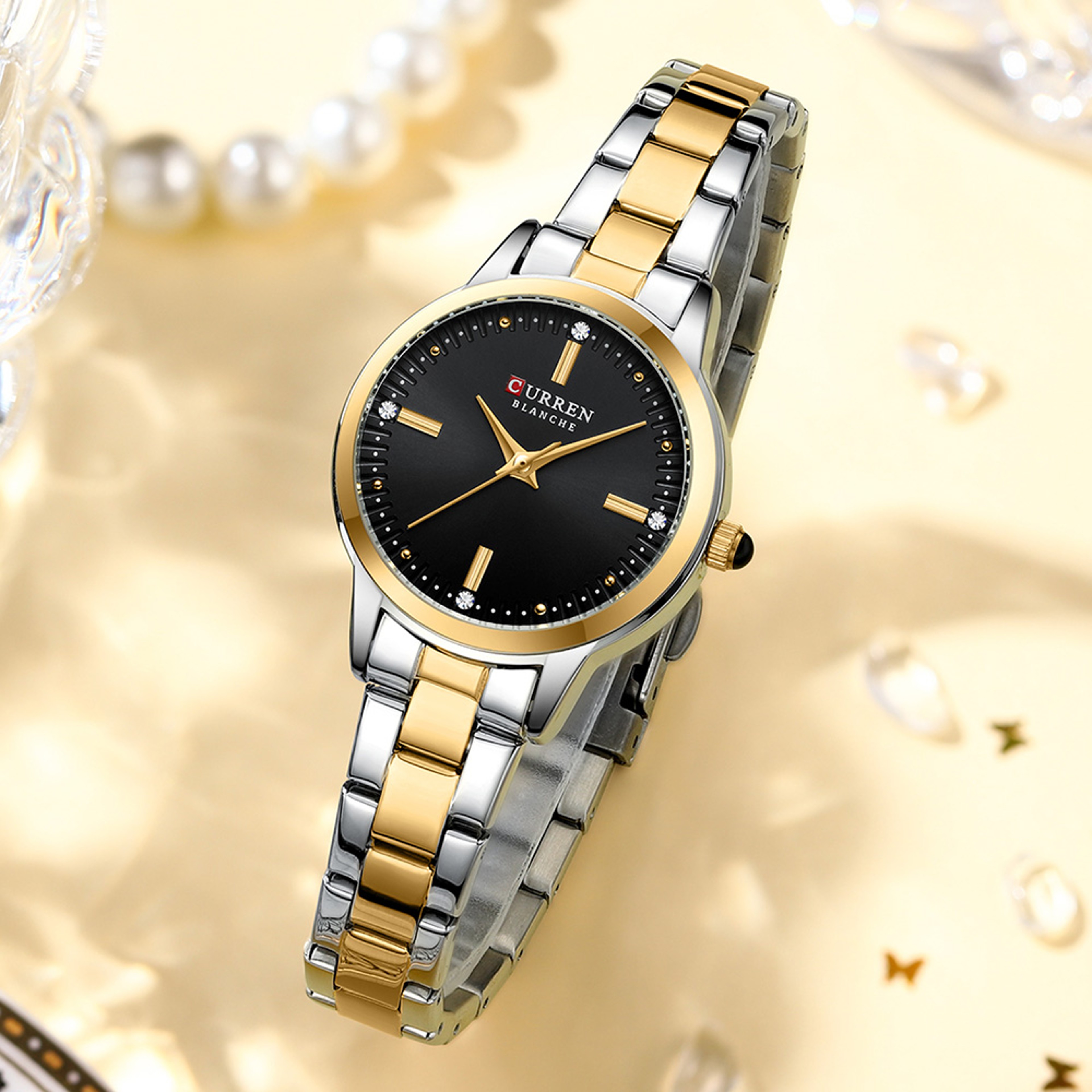 Luminous Luxury Women Watches Fashion Original Quartz Roman Dial Waterproof Dazzling Diamond Wrist  3