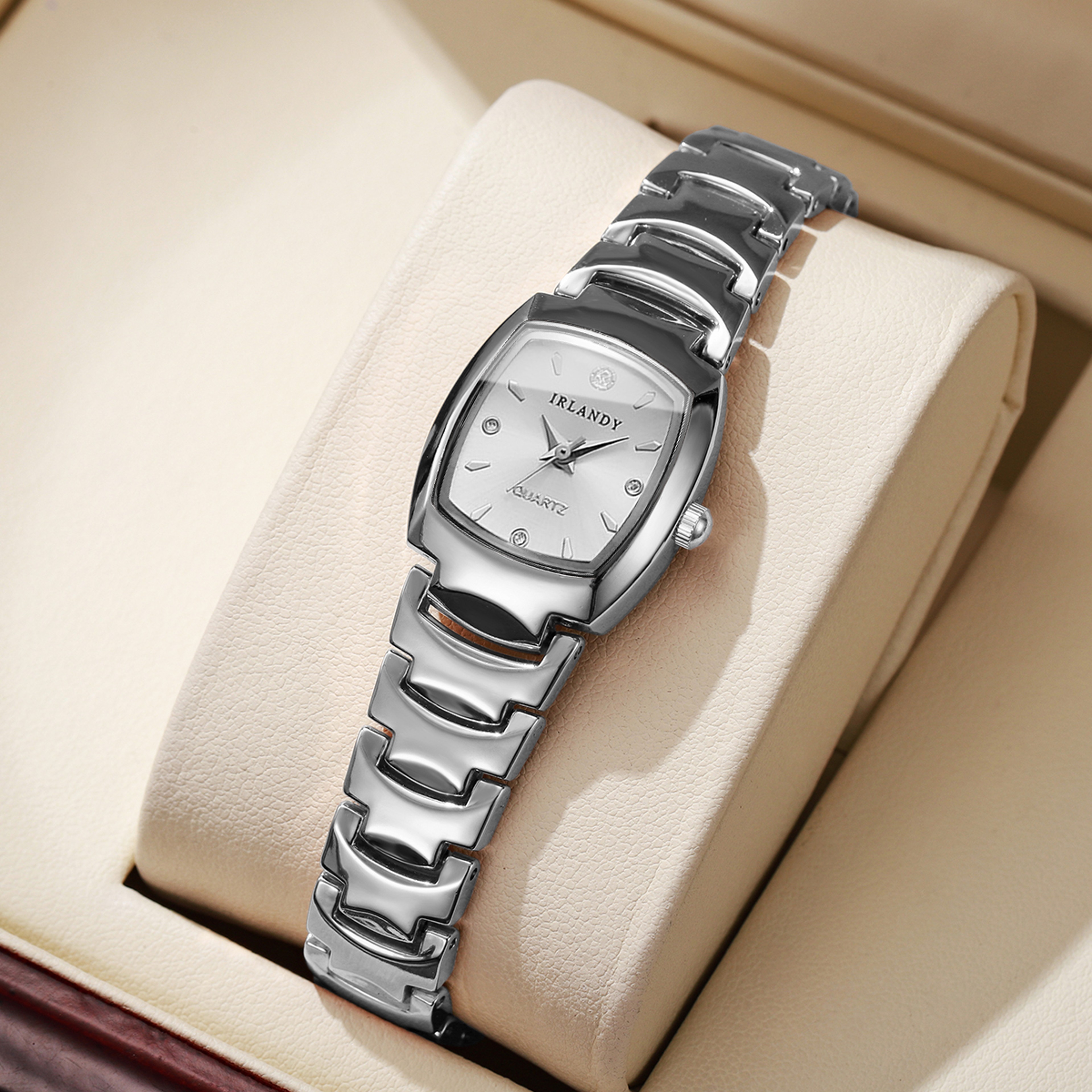 Fashion Square Analog Quartz Watch Elegant Women Watches Ladies Wristwatch Clock 8