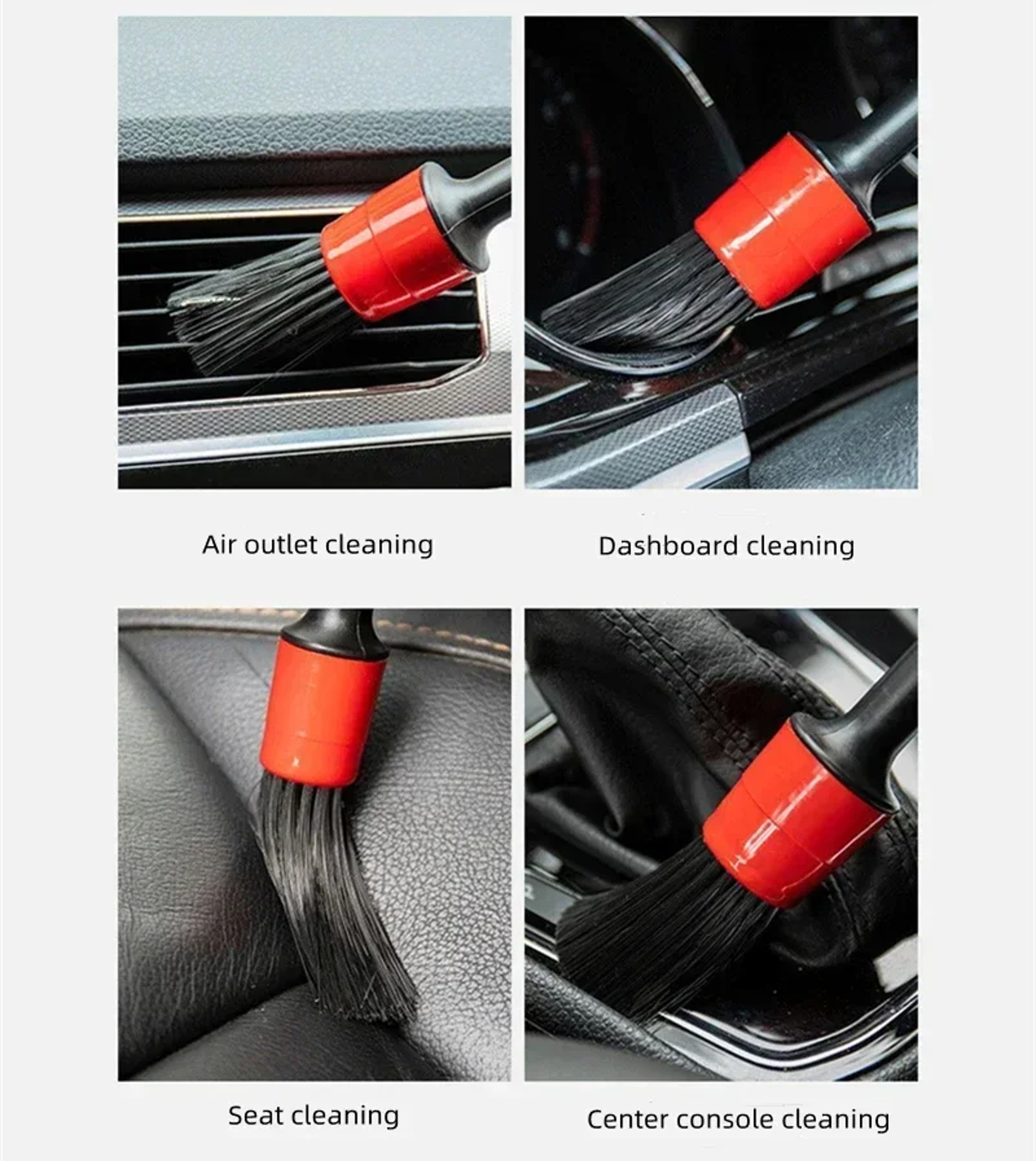 Small Automotive Interior Cleaning Tools, Car Wash Brush Soft Detail Brush for Air Conditioner Vent – view 5