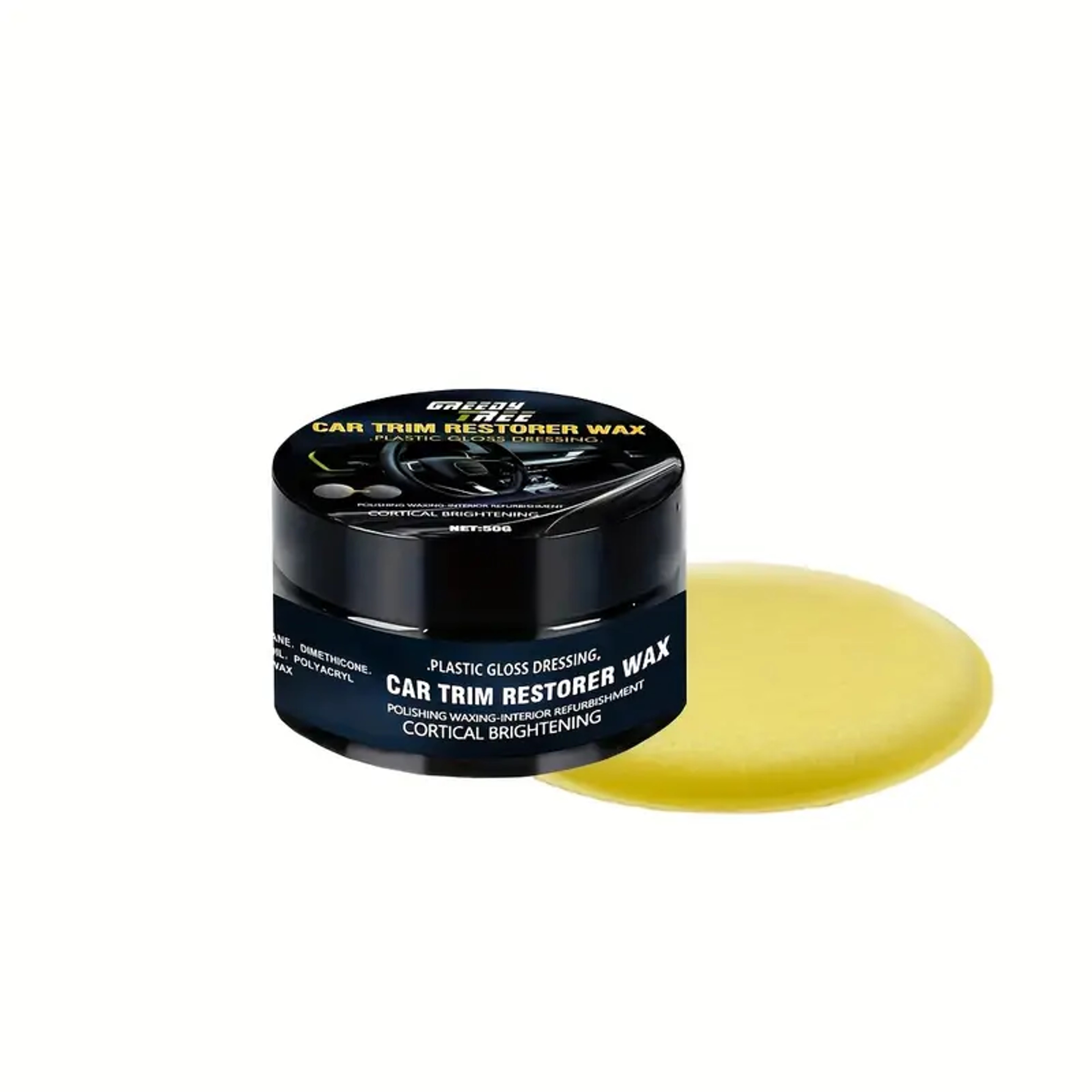 Car Interior And Panel Renewal Wax Crystal Clear Plastic Repair Agent Car Wax Car Polishing Wax Coa 0