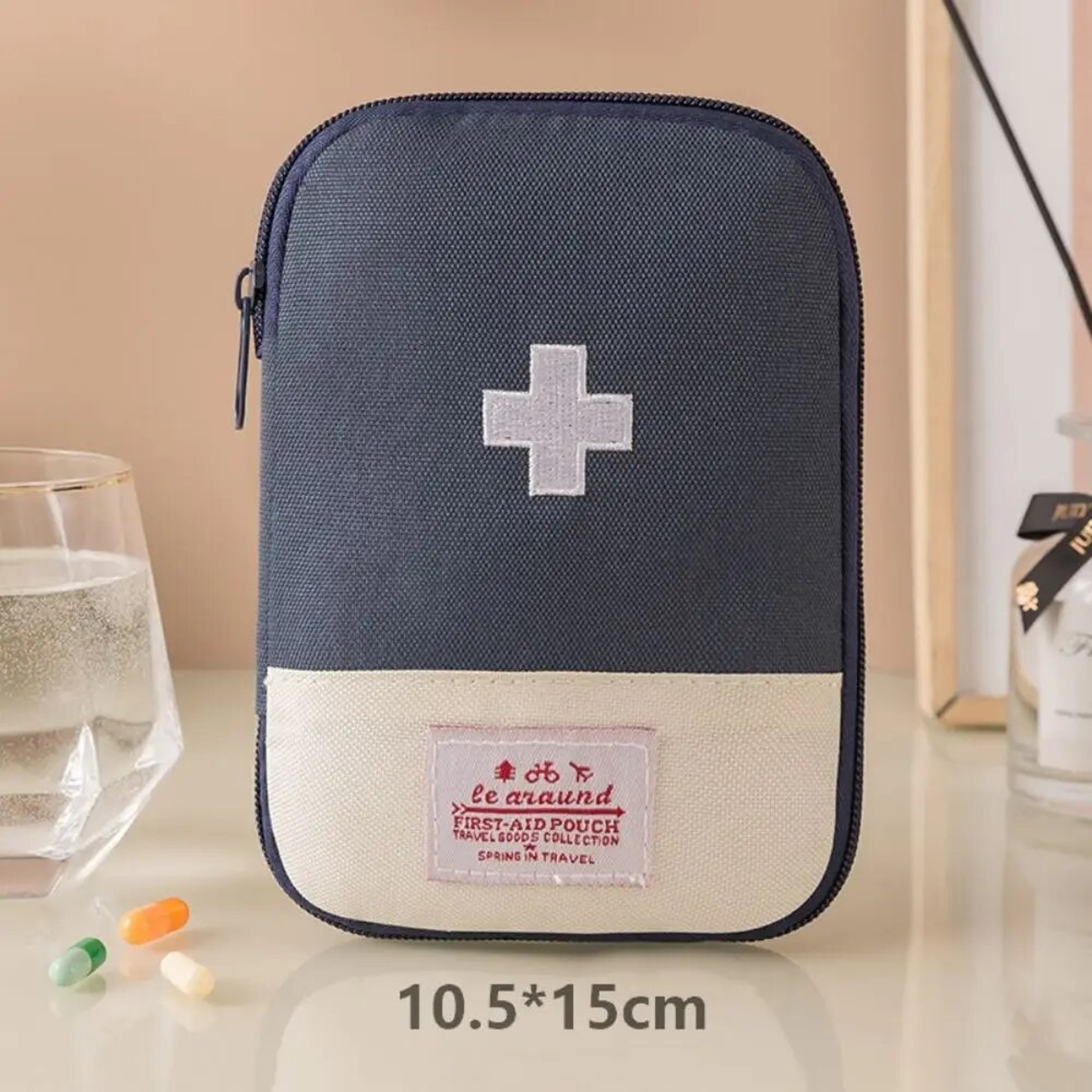 Portable Home Medicine Kit Small First Aid Kit Box Travel  Outdoor Medical Storage Kit 6