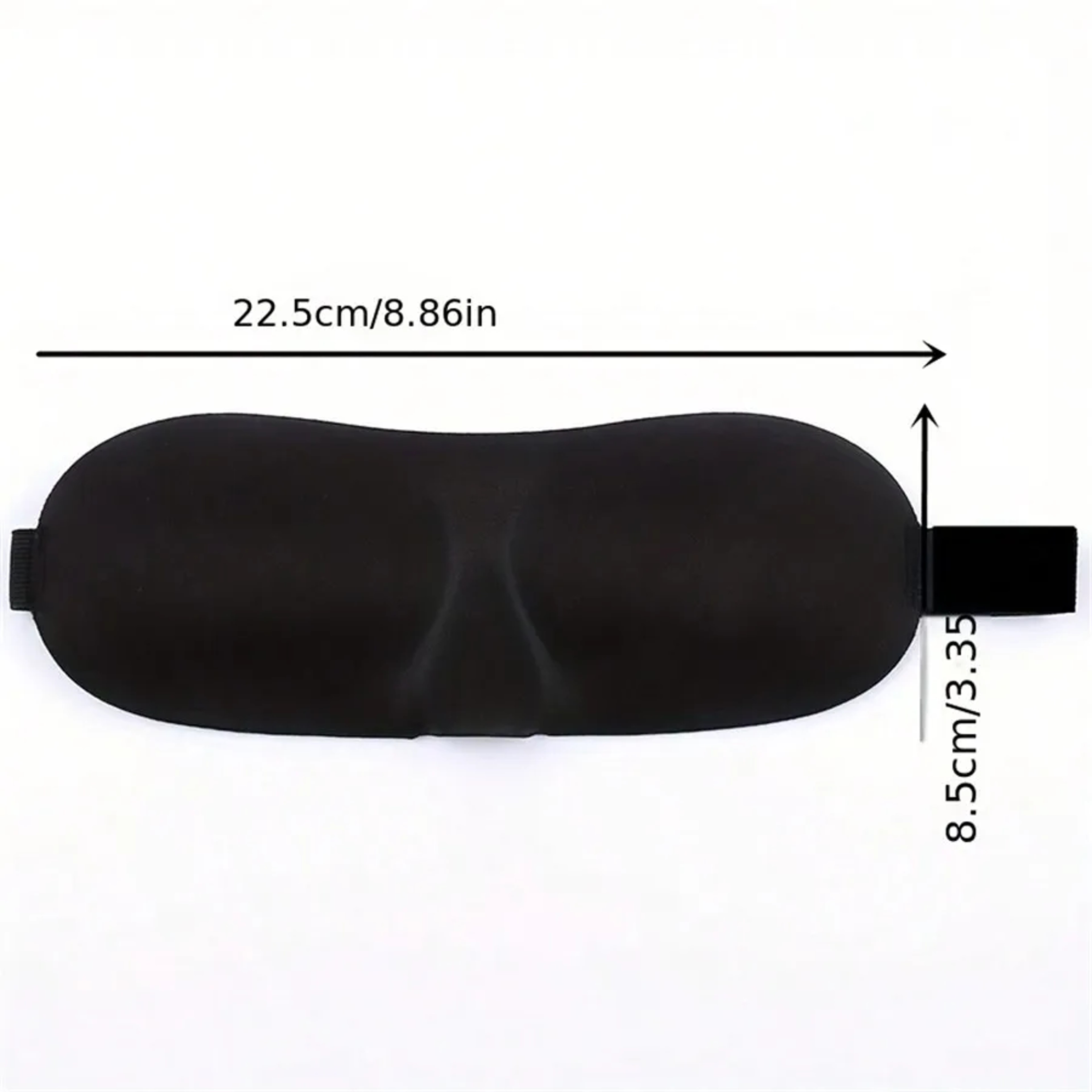 Fully Adjustable Smooth Natural Sleep Mask, Comfortable for Women and Men, Perfect for Peaceful Sleep – view 6