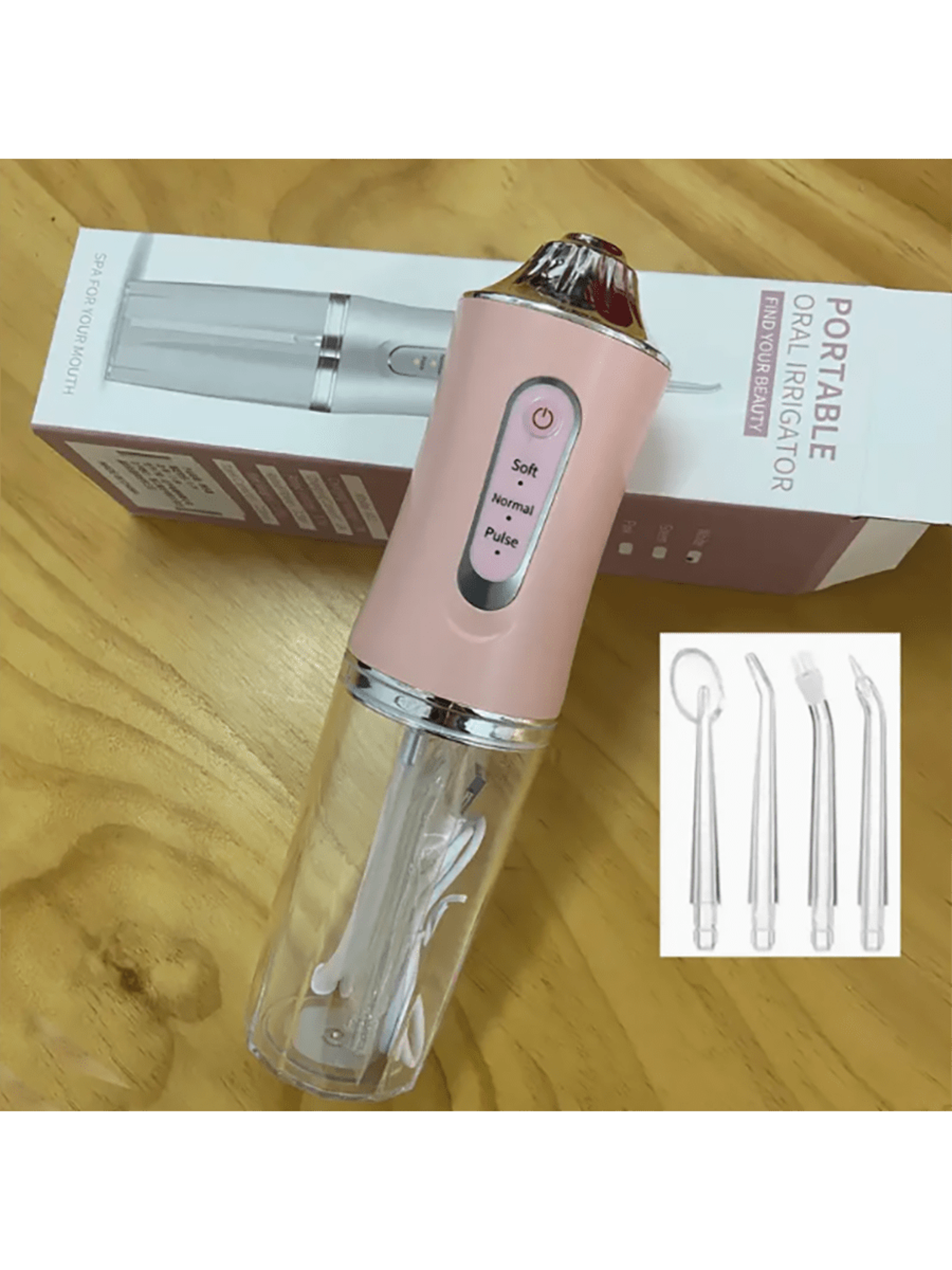 Tooth Cleaning Device With Intelligent Chip 360 Degree Rotating Nozzle And Precise Pressure Control 6