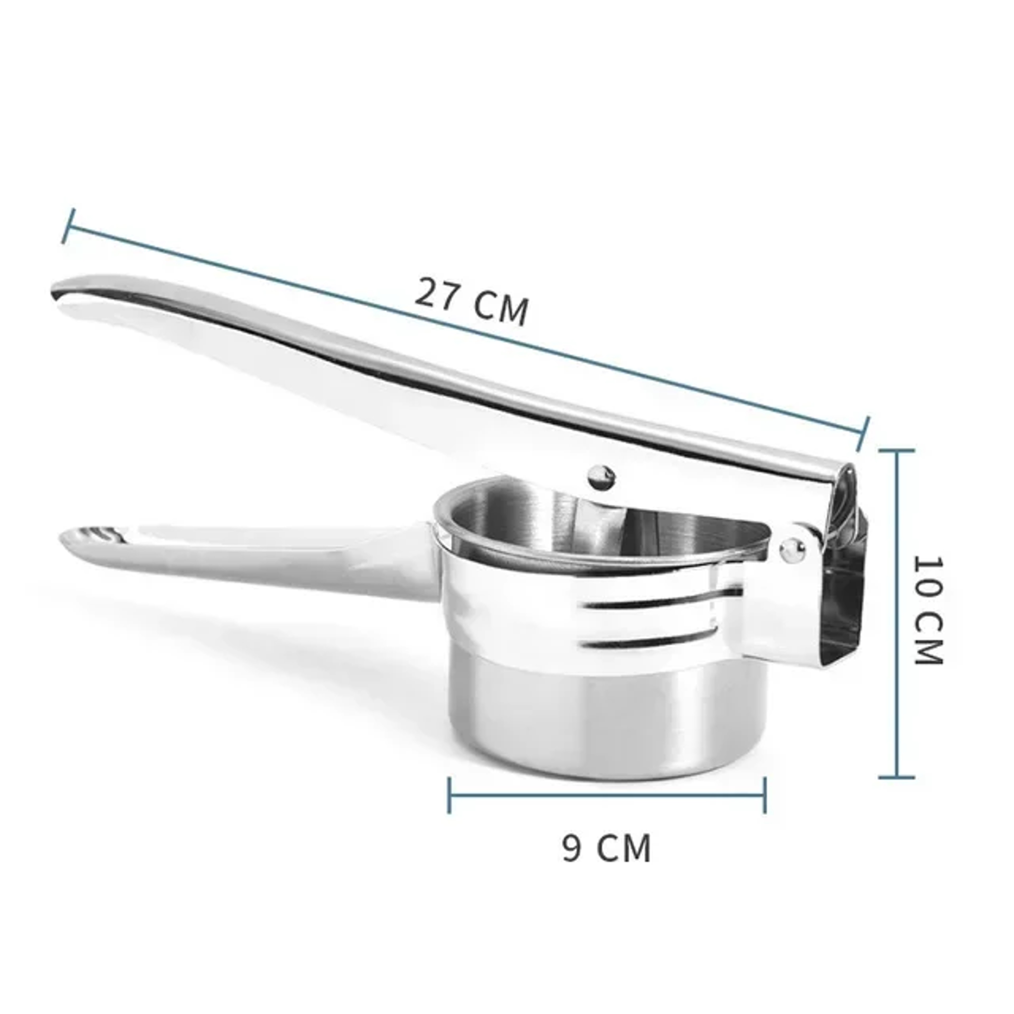 Stainless Steel Potato Masher, Manual Ricer Press for Home Kitchen Use – view 5