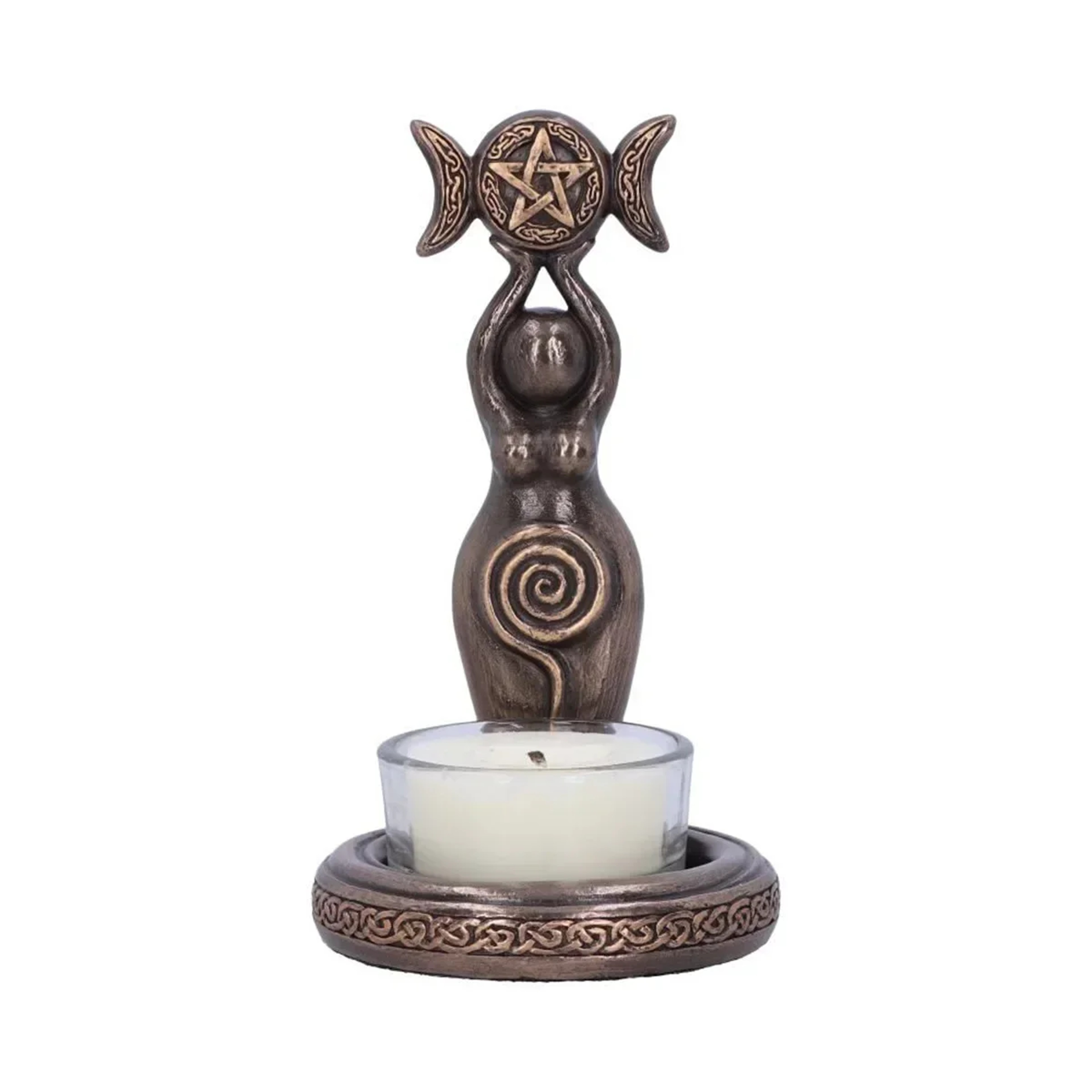 Handicraft Resin Candle Holder Light, Home Decoration Garden Study Accessories – view 2