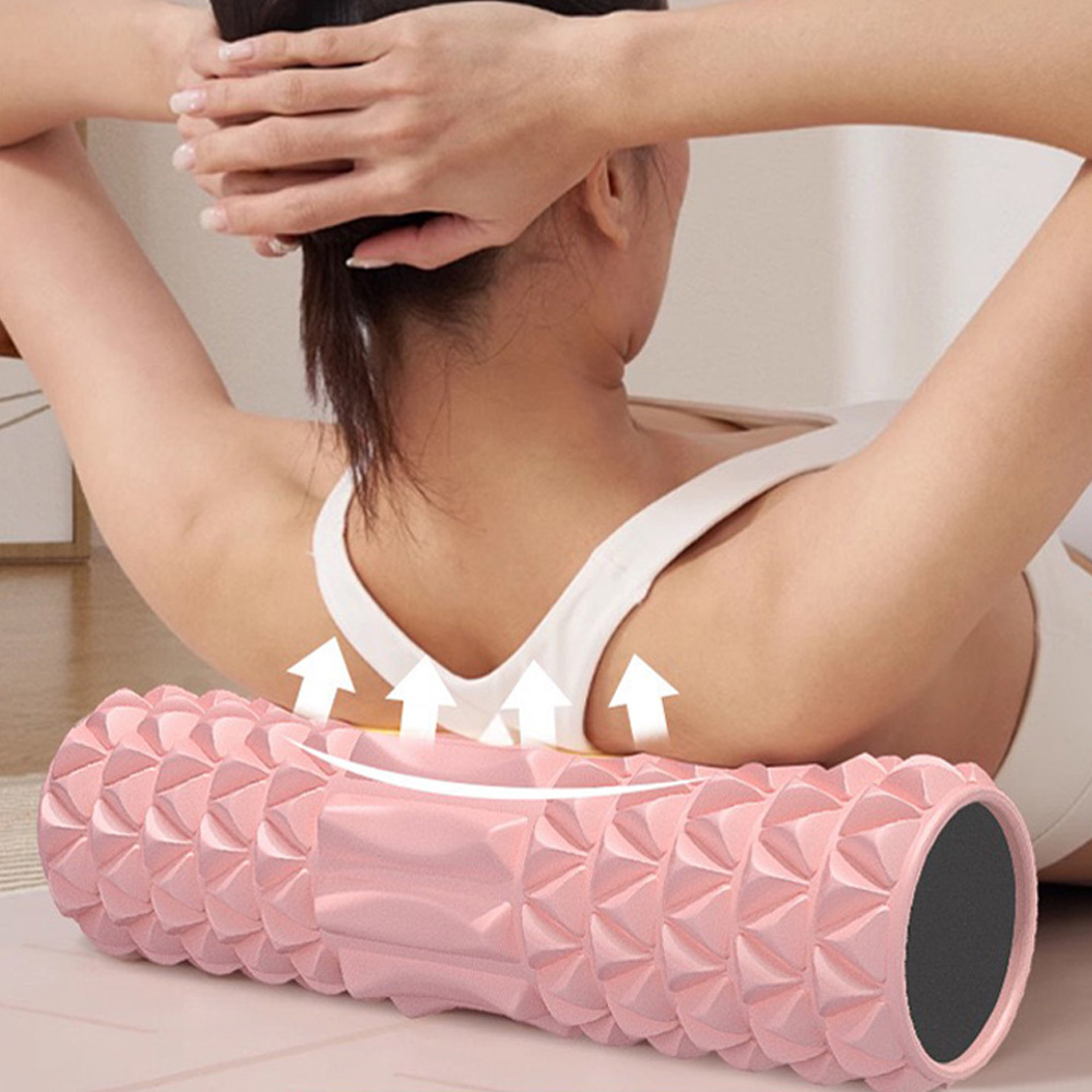 Axis Yoga Column Massage Stick Super LoadBearing Foam Roller Home Exercise Tool 2