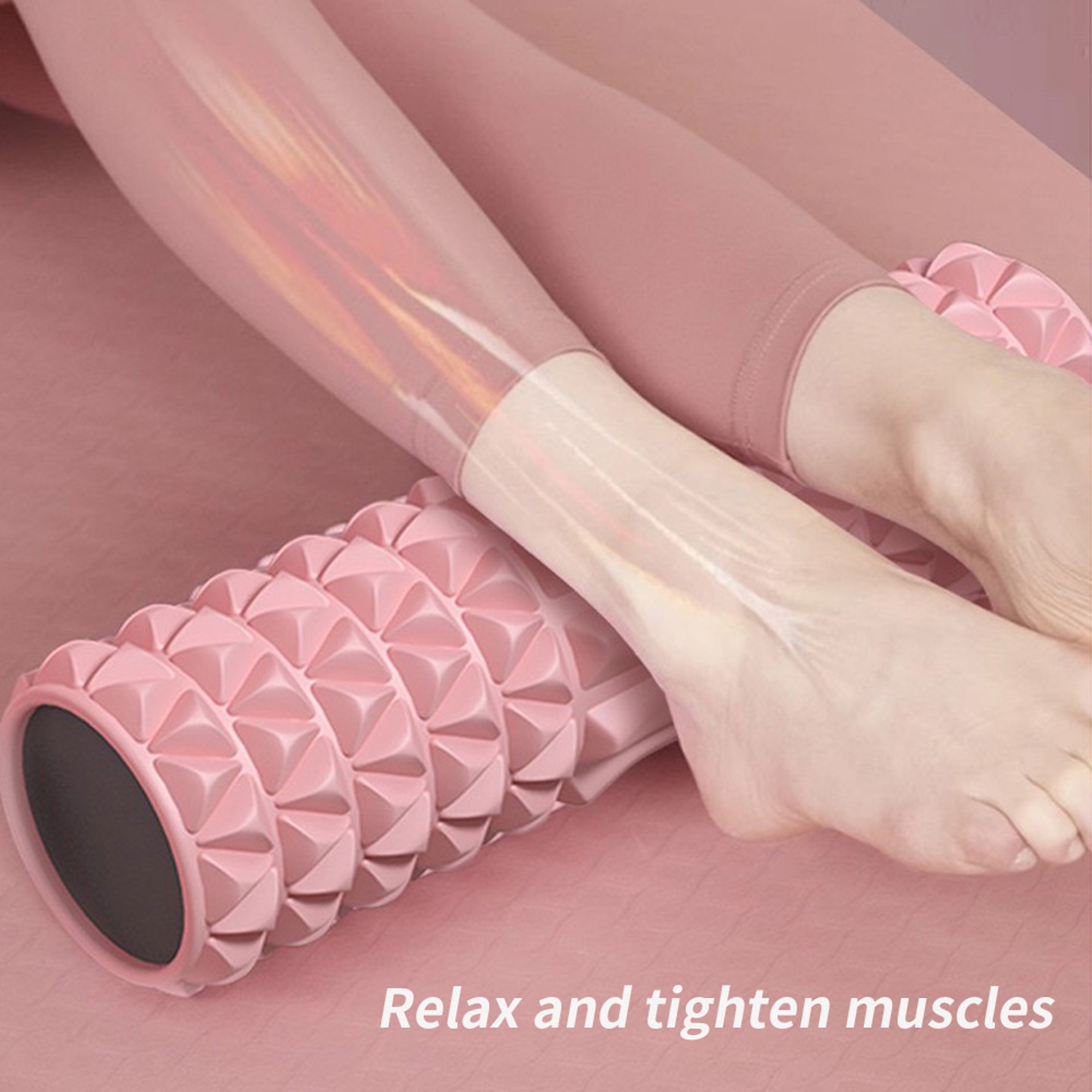Axis Yoga Column Massage Stick Super LoadBearing Foam Roller Home Exercise Tool 3