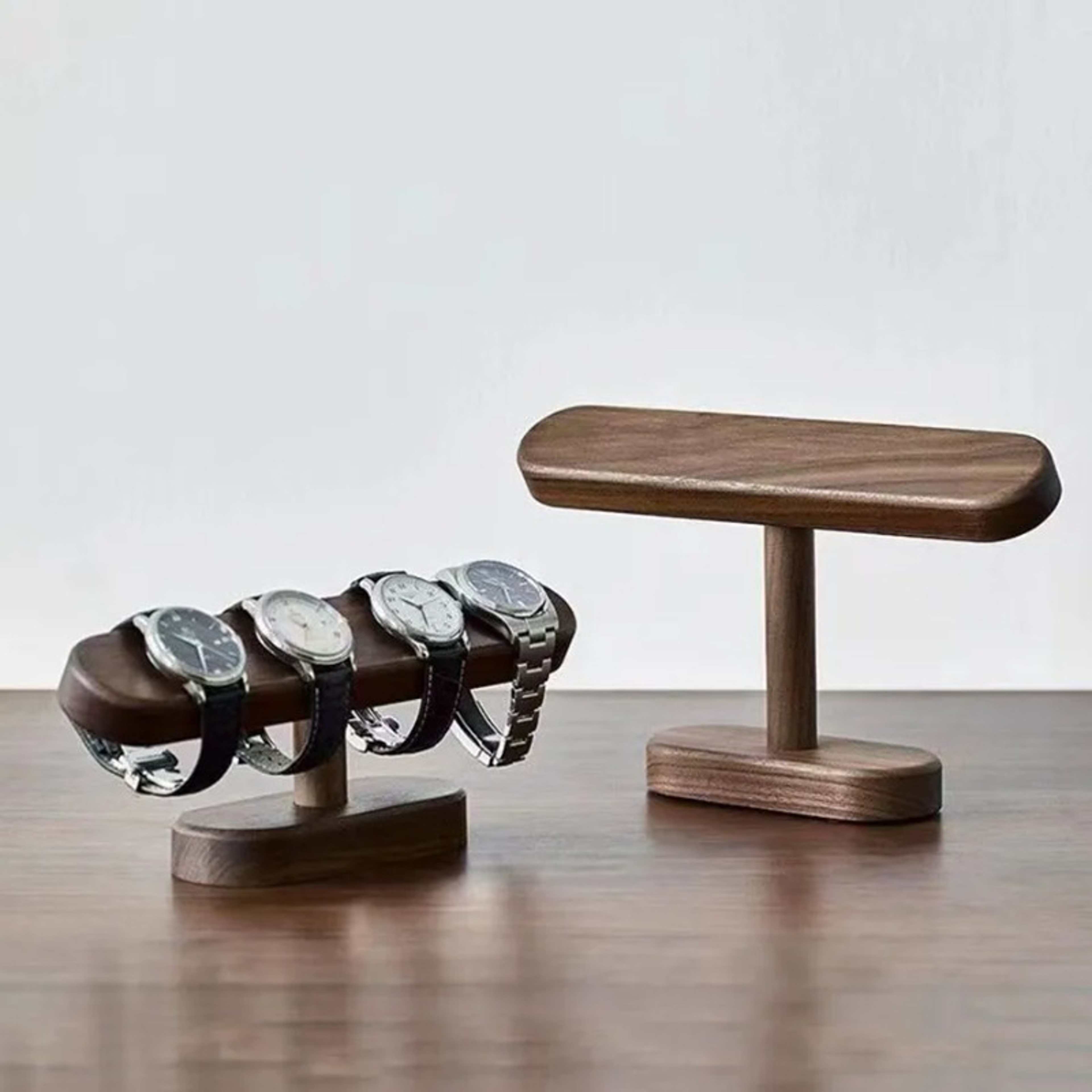 Jewelry Display Holder Walnut Watch Bracket Anklets Hanger Stand Organizer For Counter Shows 3