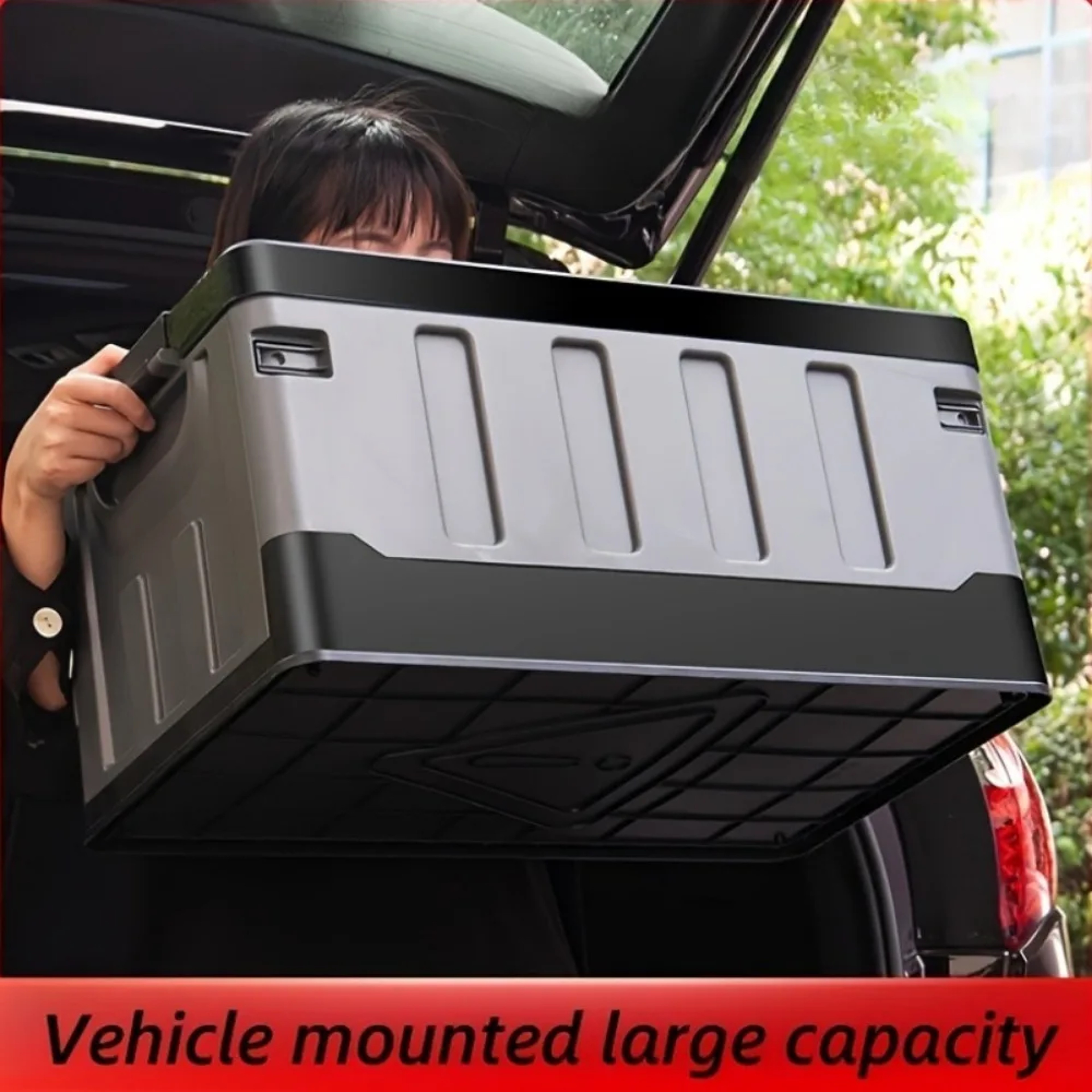 Foldable Car Trunk Organizer Large Waterproof Storage Case Durable Outdoor Camping Box 3