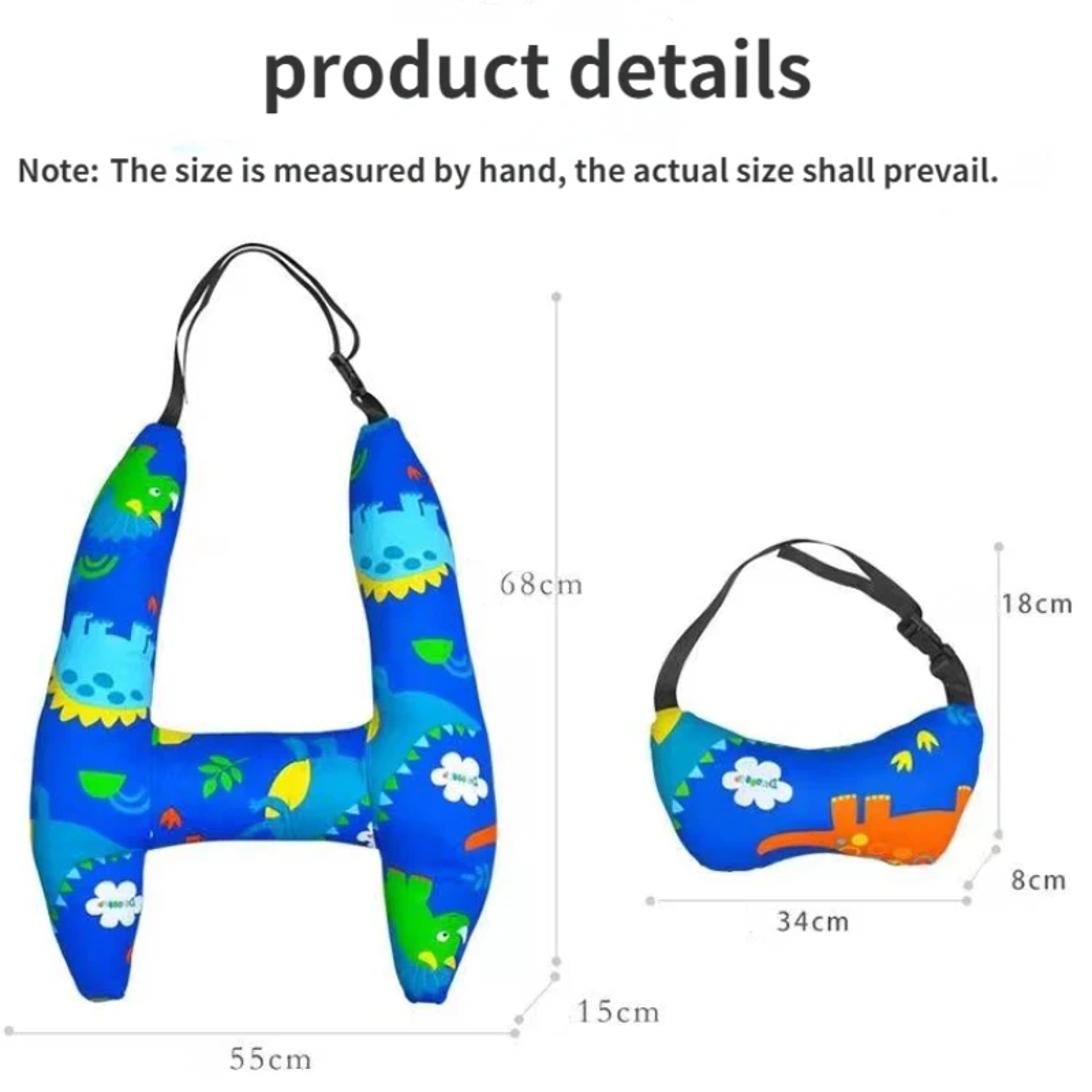 Car Travel Head Pillow Support HShape Sleeping Cushion For Auto Seat Safety Neck Pillows 4