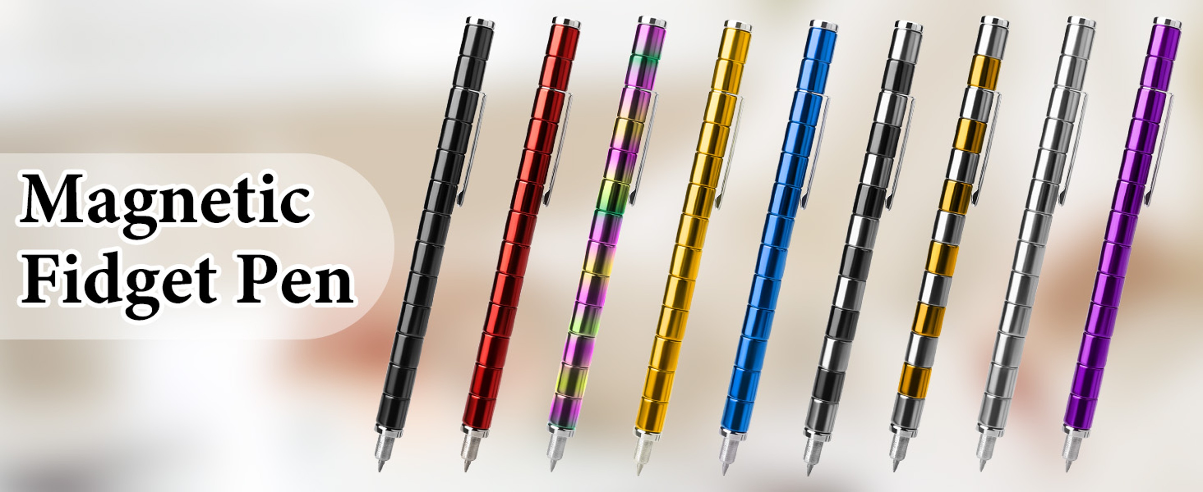 Magnetic Fidget Pen for Anxiety Relief, ADHD Support & Quiet Stress-Free Focus – view 14