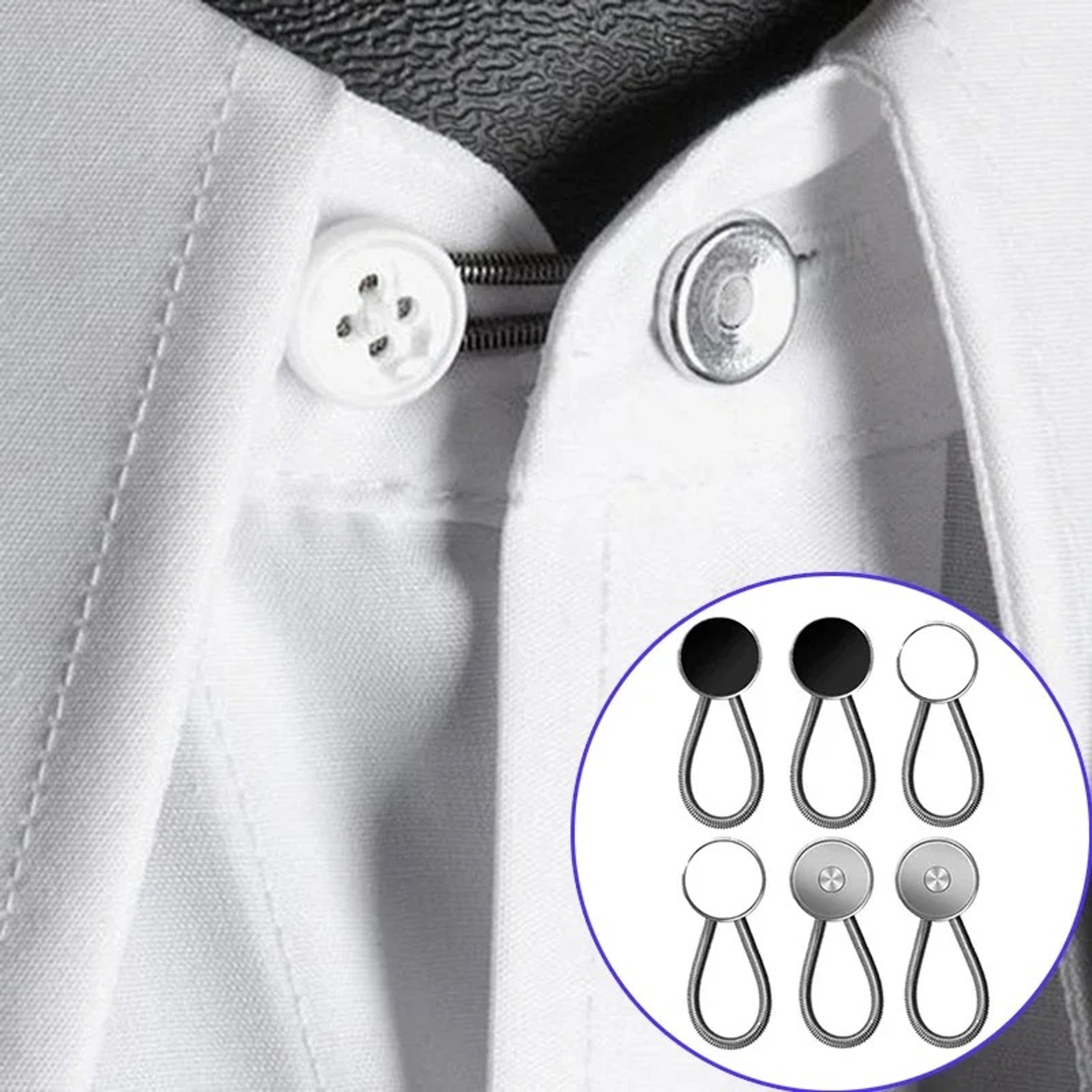 Detachable Button Waist Extension Telescopic Waist Extension Button Seamless Belt Expander Jeans Bu 0
