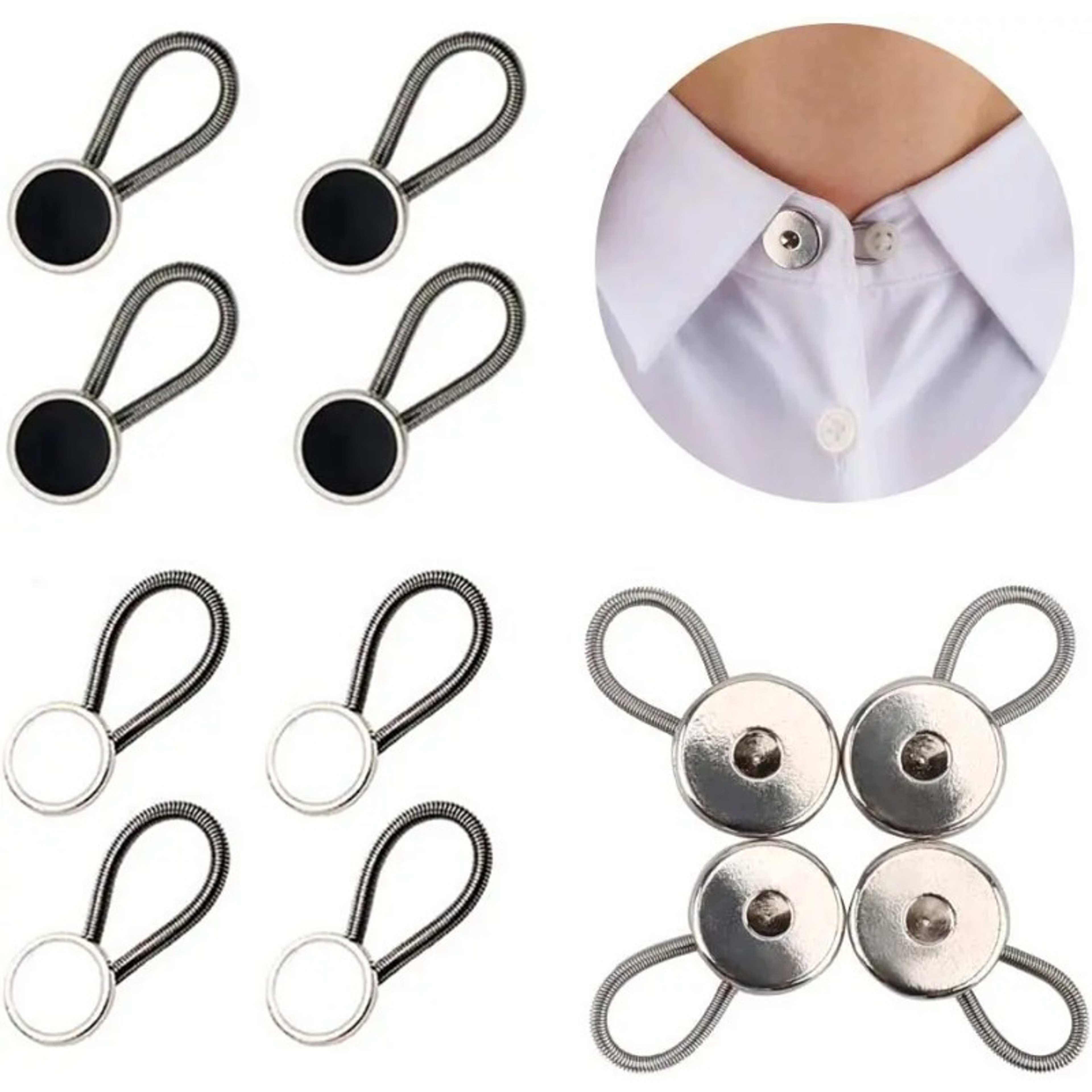 Detachable Button Waist Extension Telescopic Waist Extension Button Seamless Belt Expander Jeans Bu 4
