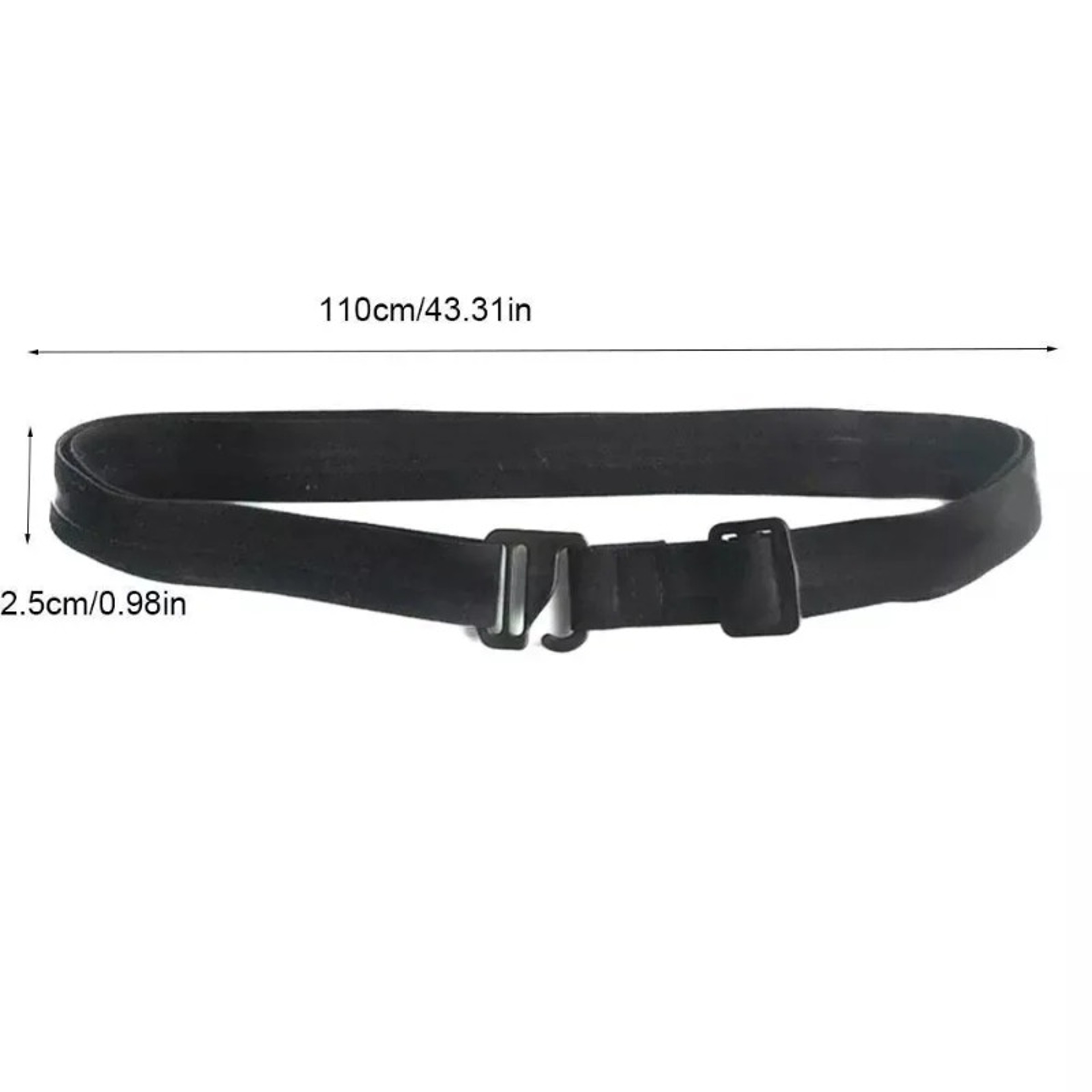 Anti-Slip Men Nylon Shirt Stays, Adjustable Buckle, Non-Textile Weaved Shirt Holder Straps for Dress Shirts – view 3
