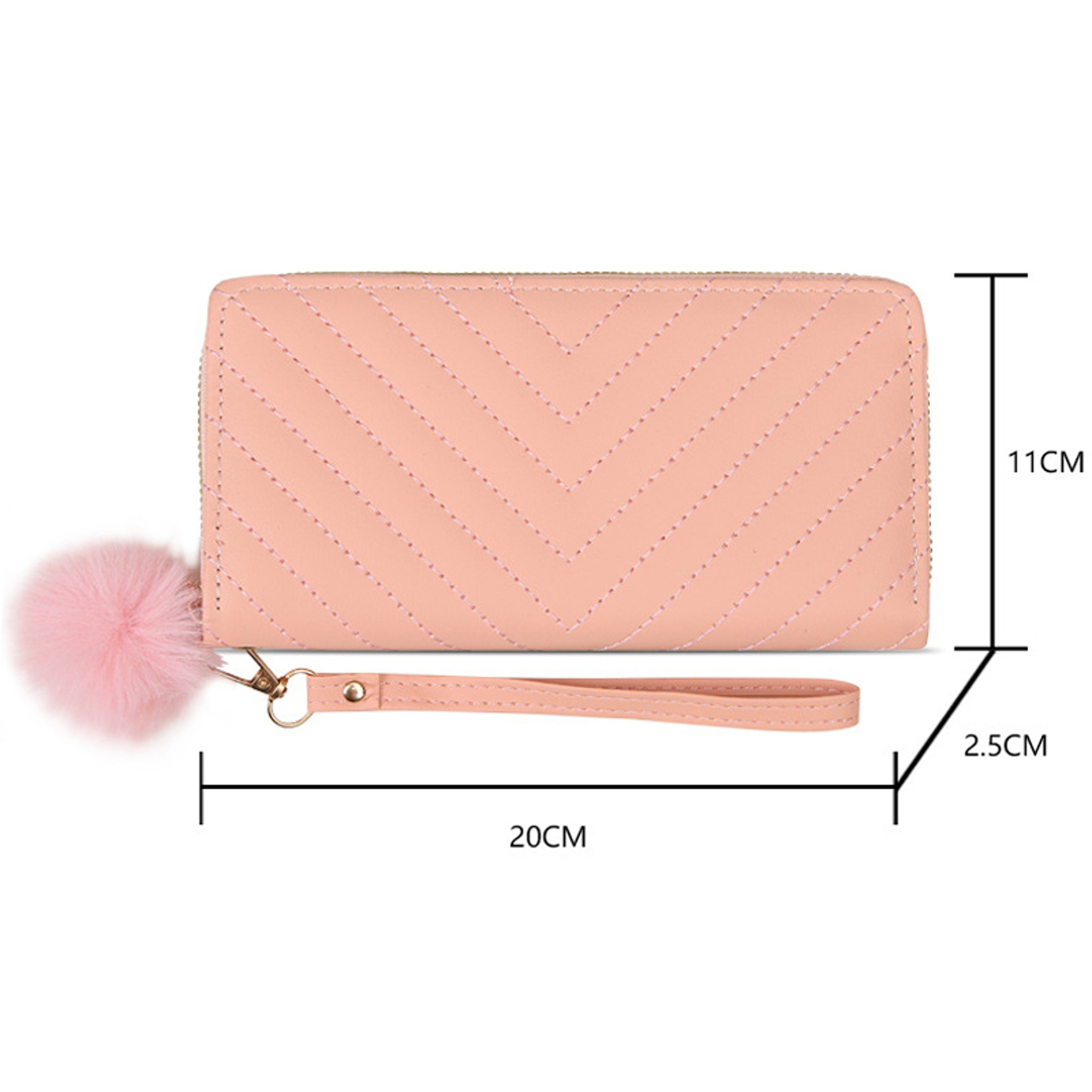Fashion Card Holder  Small Purse Korean Womens Long Wallet Hollow Leaf Zipper Clutch Bag 1