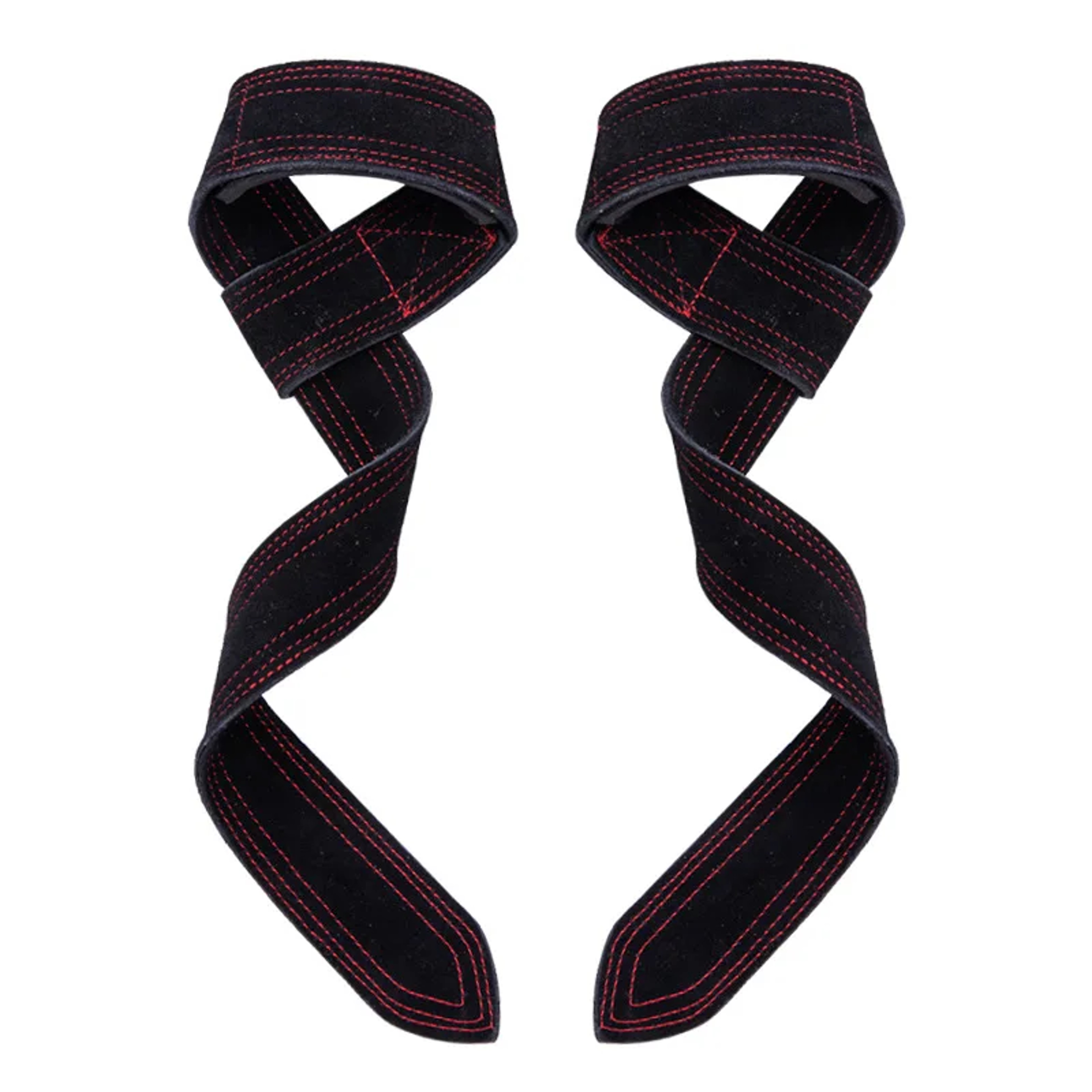 Leather Weight Lifting Wrist Straps, Non-Slip Grip Gym Training – view 7