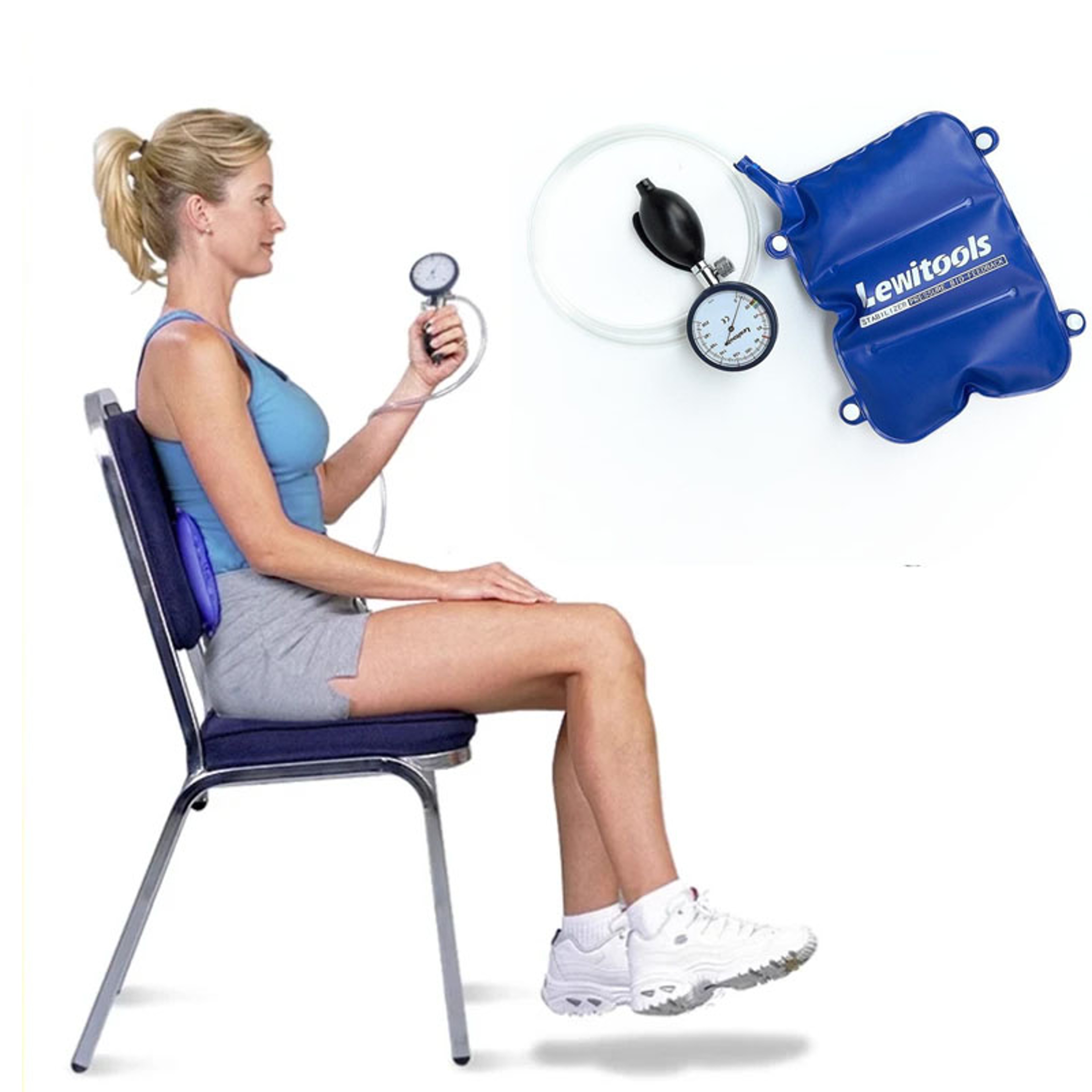 Biofeedback Device For Core Muscle Activation Recovery Training Air Gauge Theratools Stabilizer 0