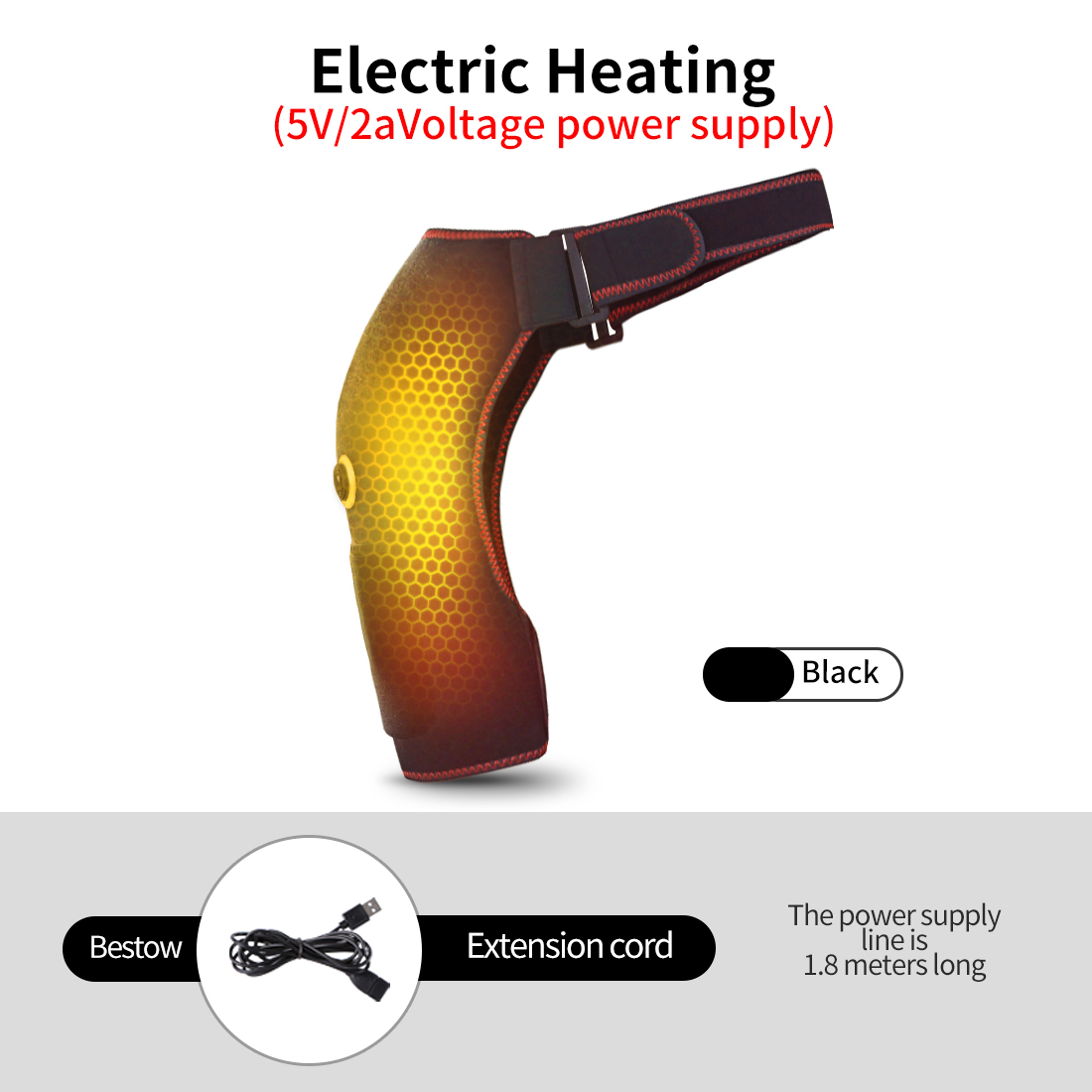 Vibration Massage Support Belt With Heating Pad Electric Shoulder Massager For Fatigue Relief And R 6