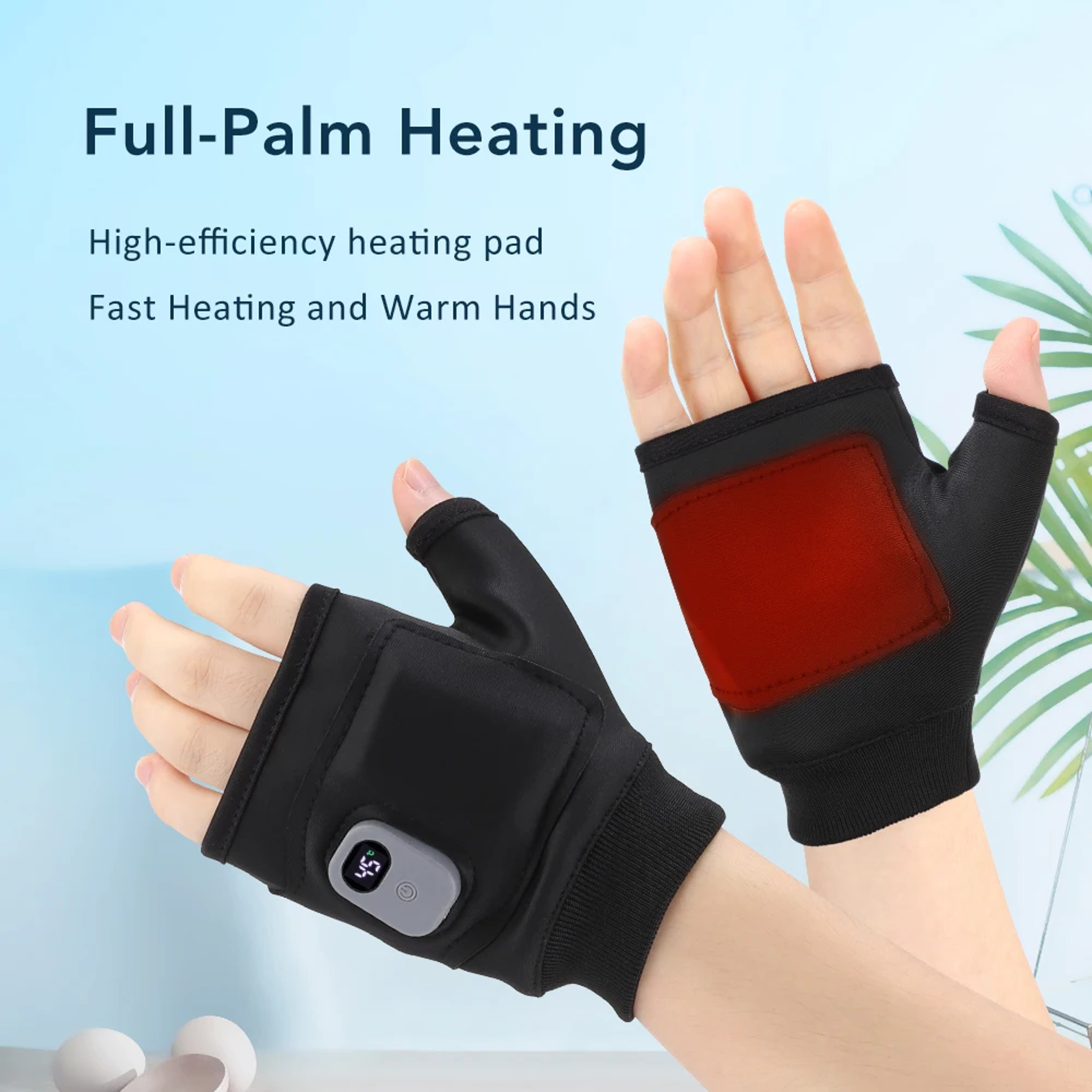 Heated Smart Rechargeable Electric Gloves Windproof  Touchscreen Perfect For Outdoor Hiking Cycling 2
