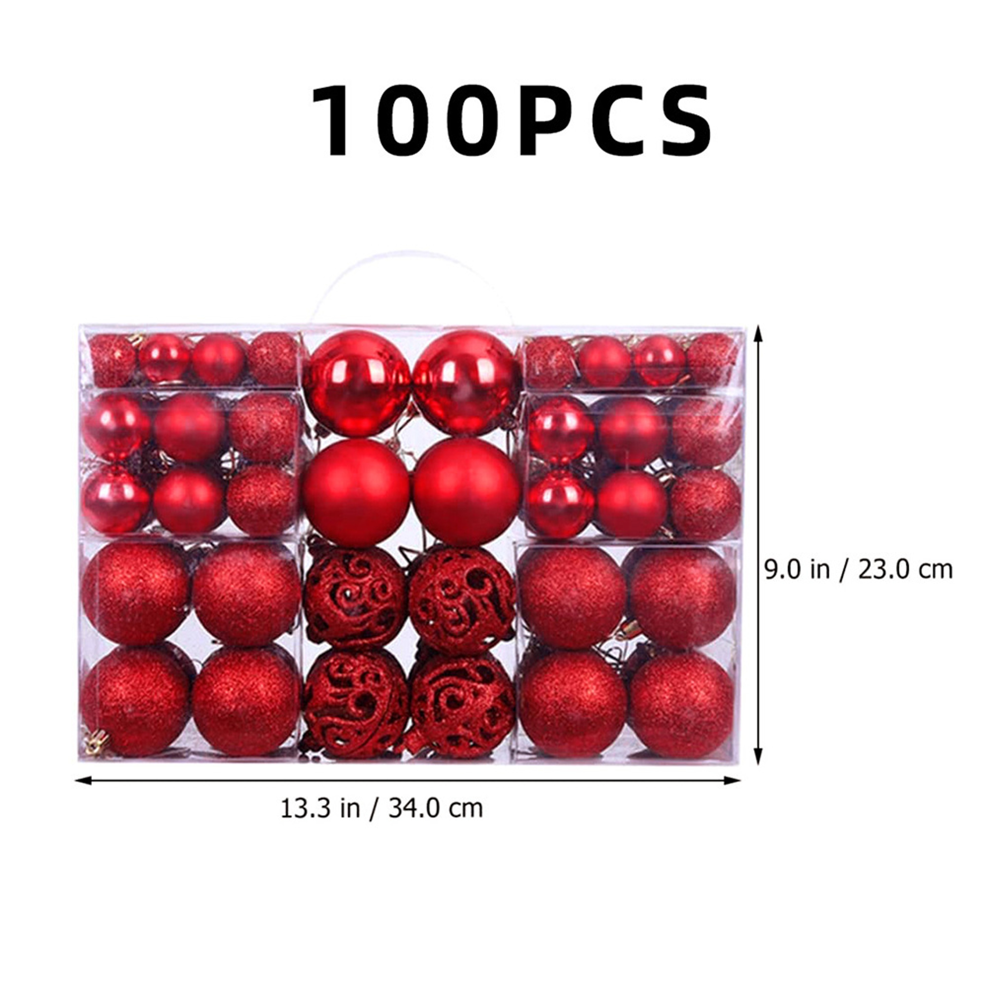 Tree Decorative Christmas Balls, Shatterproof Ornaments for Xmas, Party, Wedding, Holiday Tree Decorations – view 2