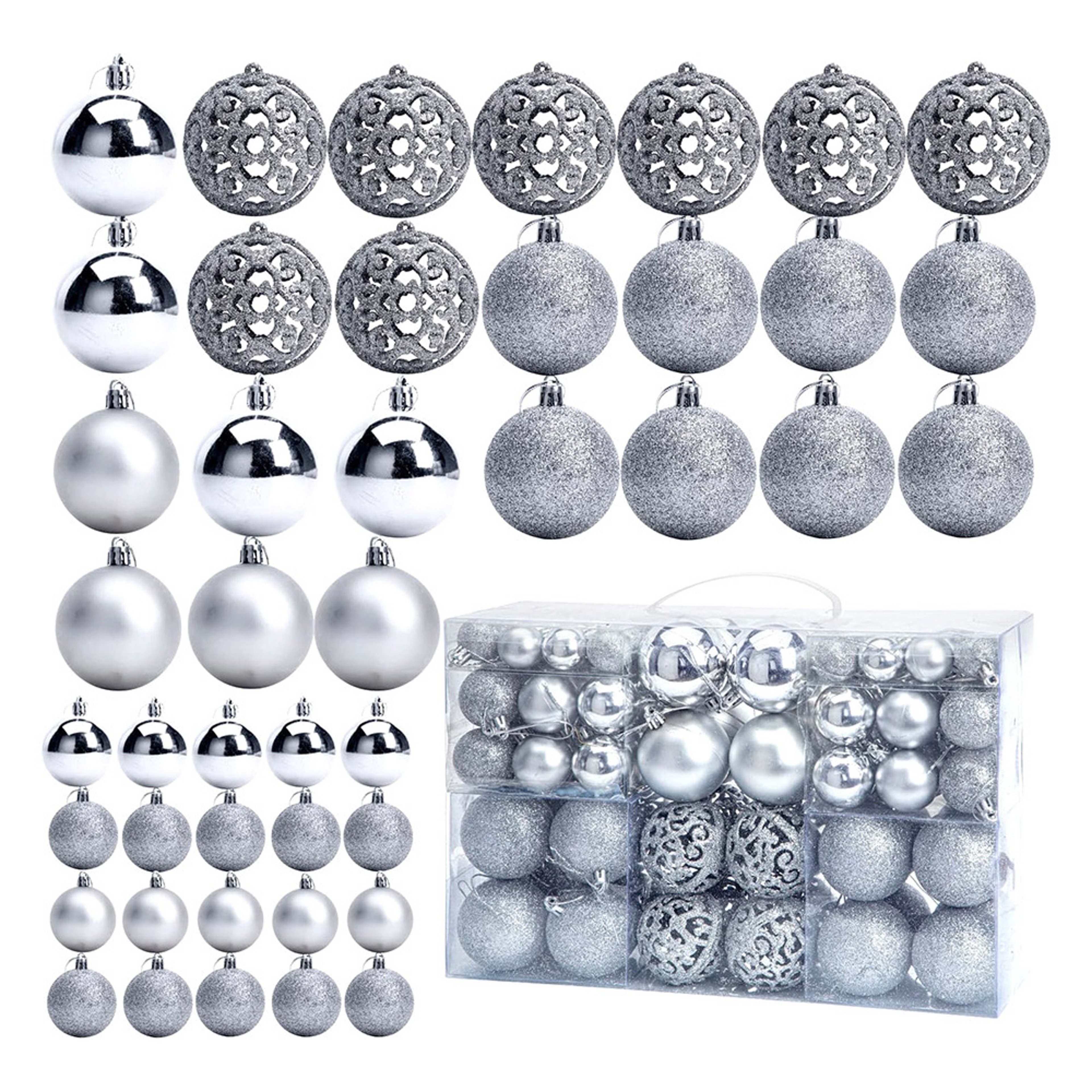 Tree Decorative Christmas Balls, Shatterproof Ornaments for Xmas, Party, Wedding, Holiday Tree Decorations – view 11