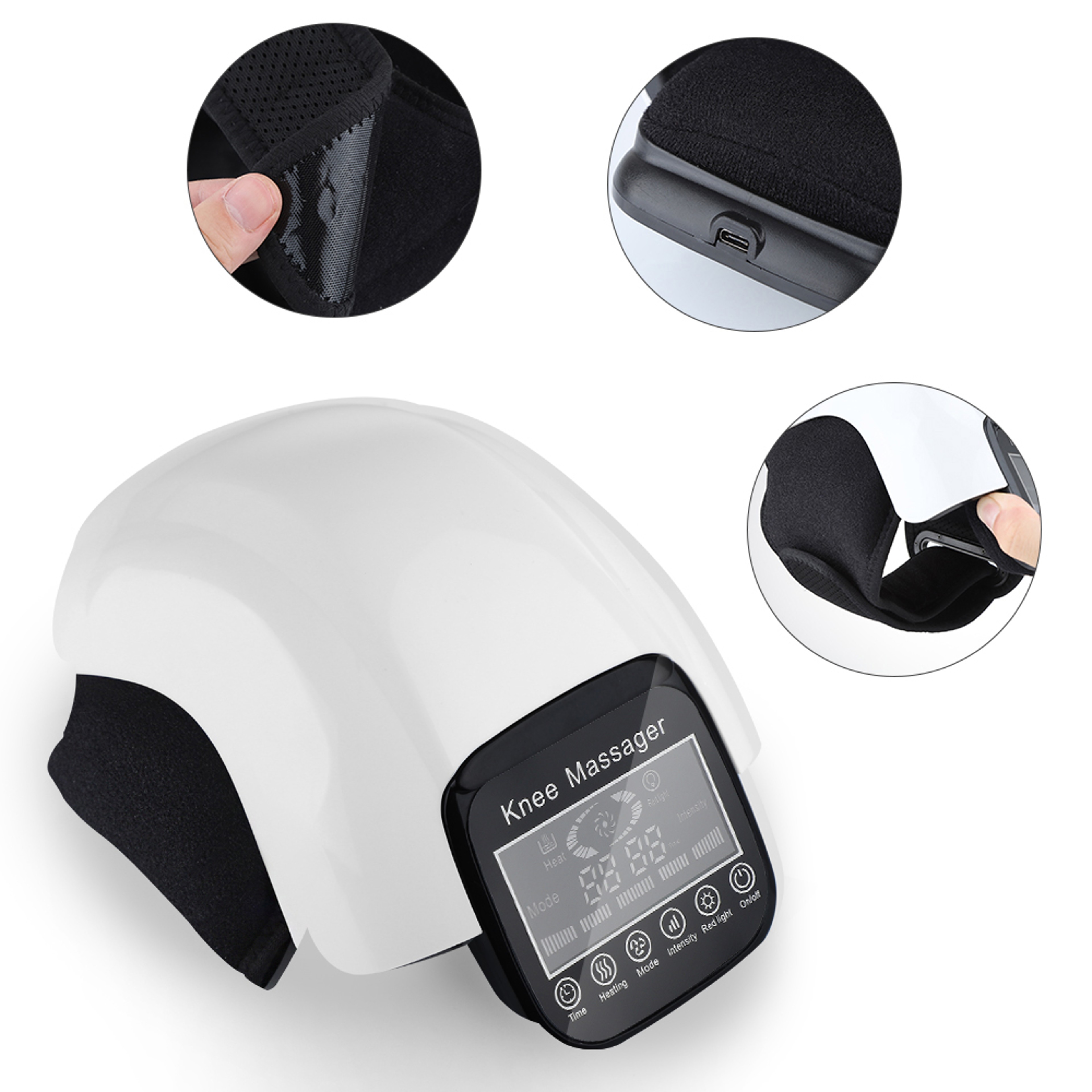 Wireless Smart Knee Massager With Air Pressure Vibration LCD Display Machine For Elbow And Shoulder 5