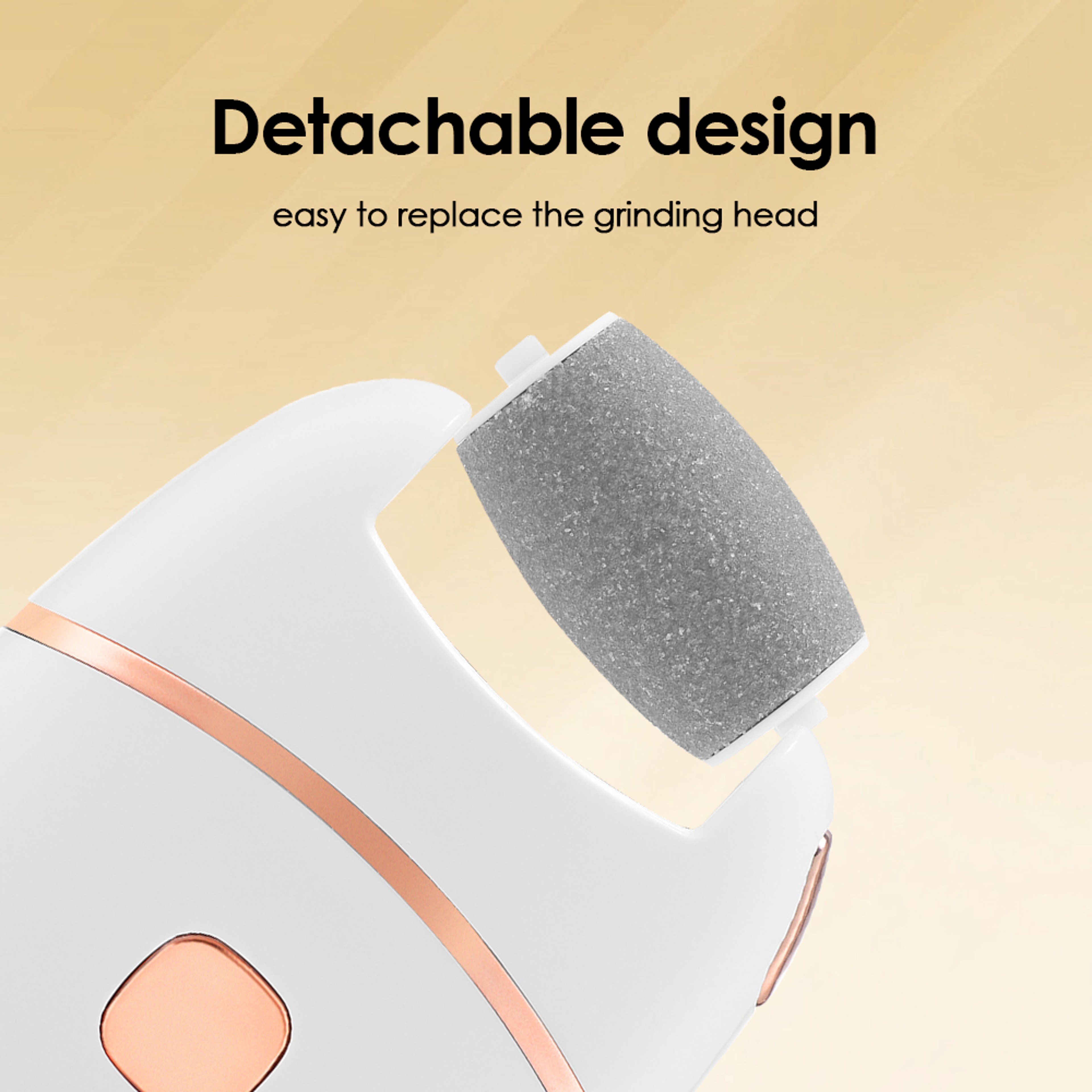 Rechargeable Foot Care Grinding Pedicure Tool For Dead Skin And Callus Removal 4