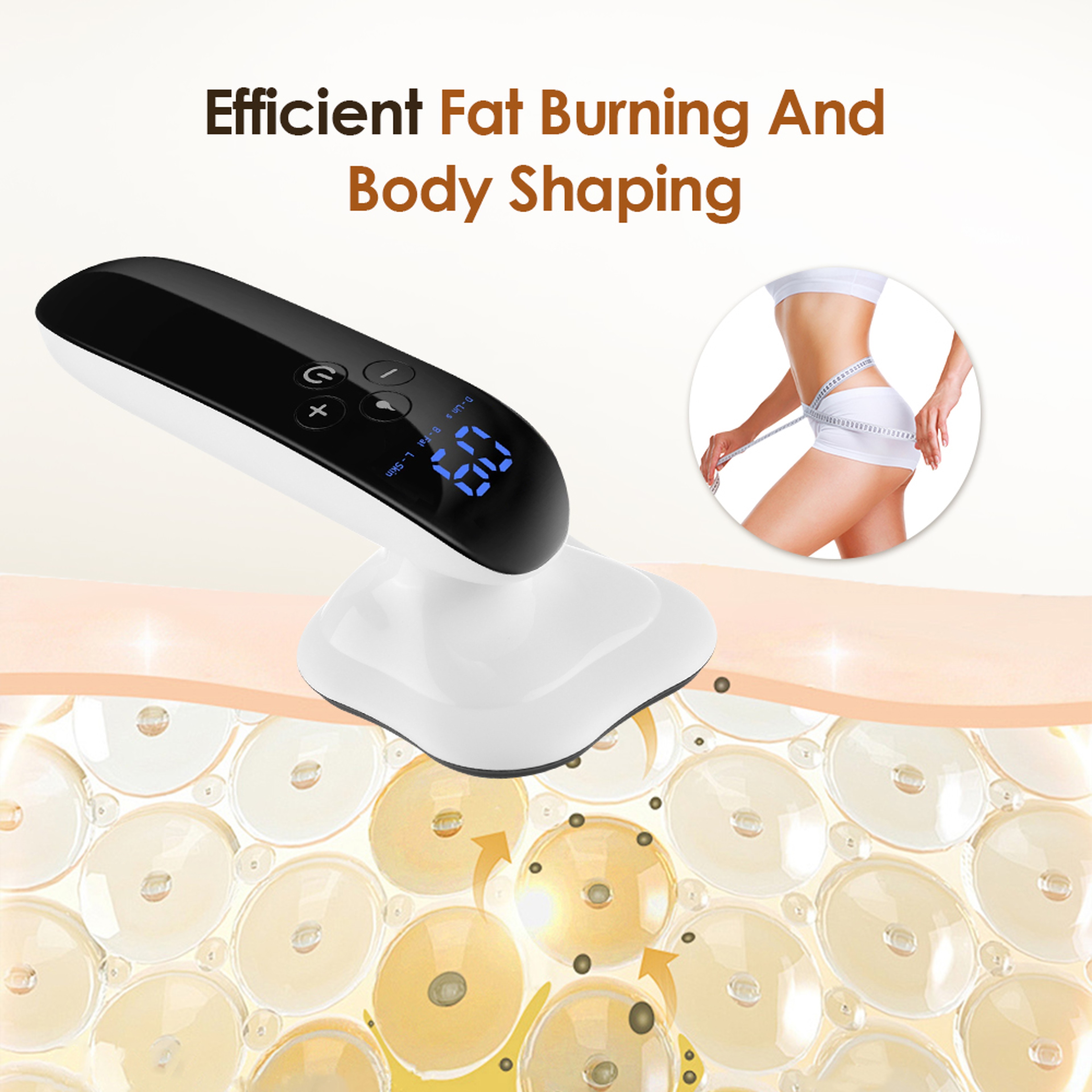 Body Sculpting Machine Electric Abdomen Massage Device Cellulite Remover For Belly Legs And Arms 5