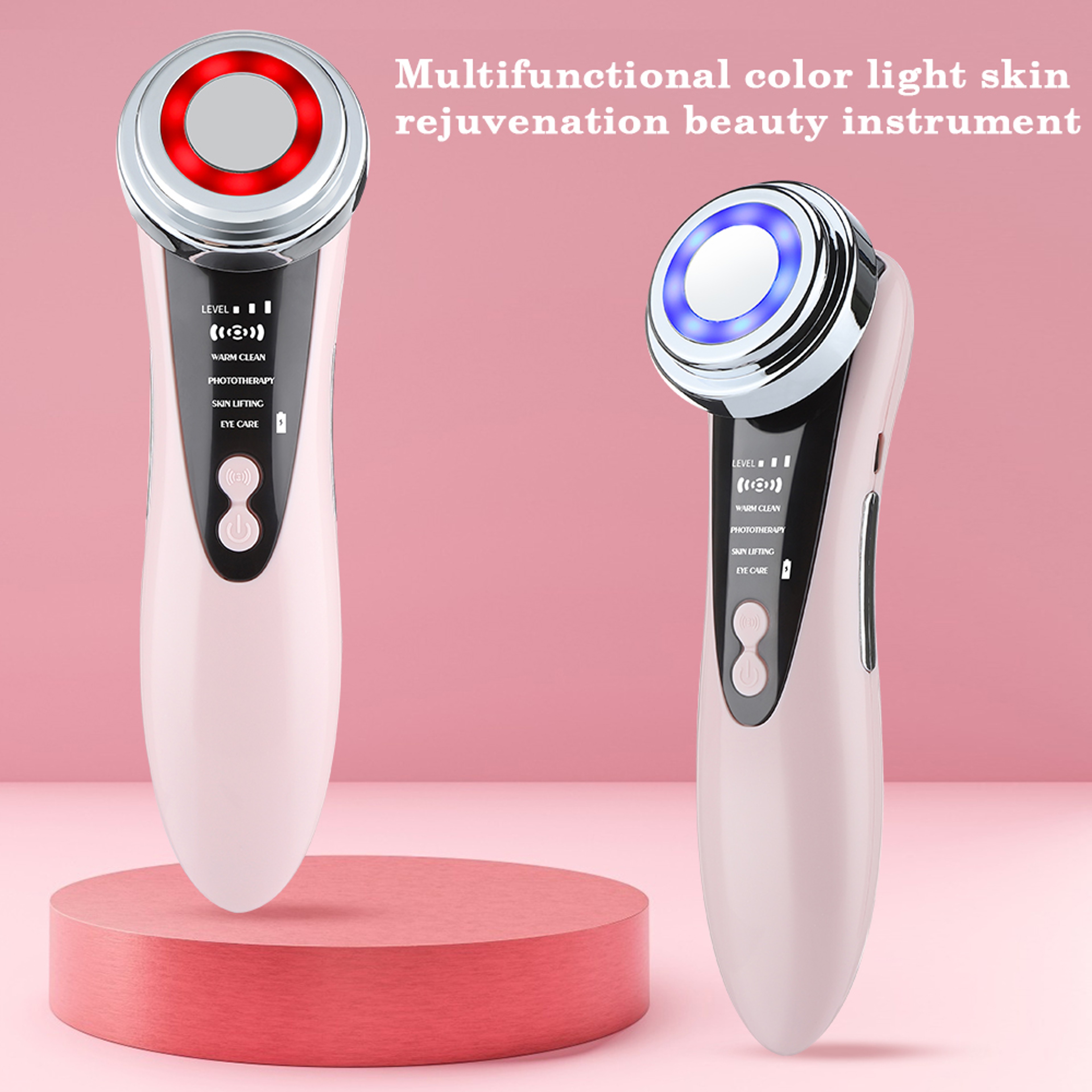 Electric Facial Massage Device for Skin Rejuvenation, Multifunctional Facial Skin Care Massager for Clean face – view 2