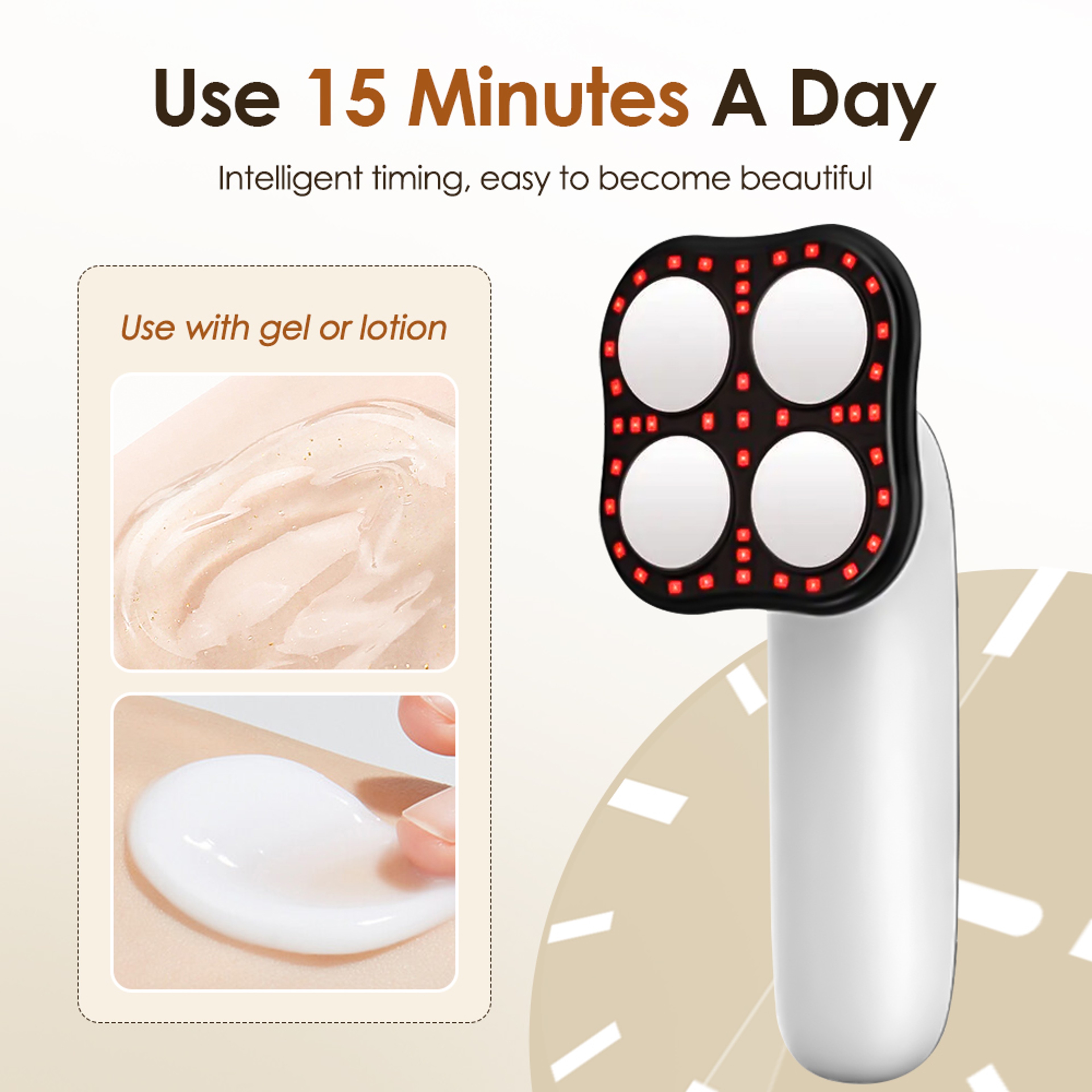 Body Shaping Tool LED Light Fat Burner Ultrasound Cavitation Massager 3