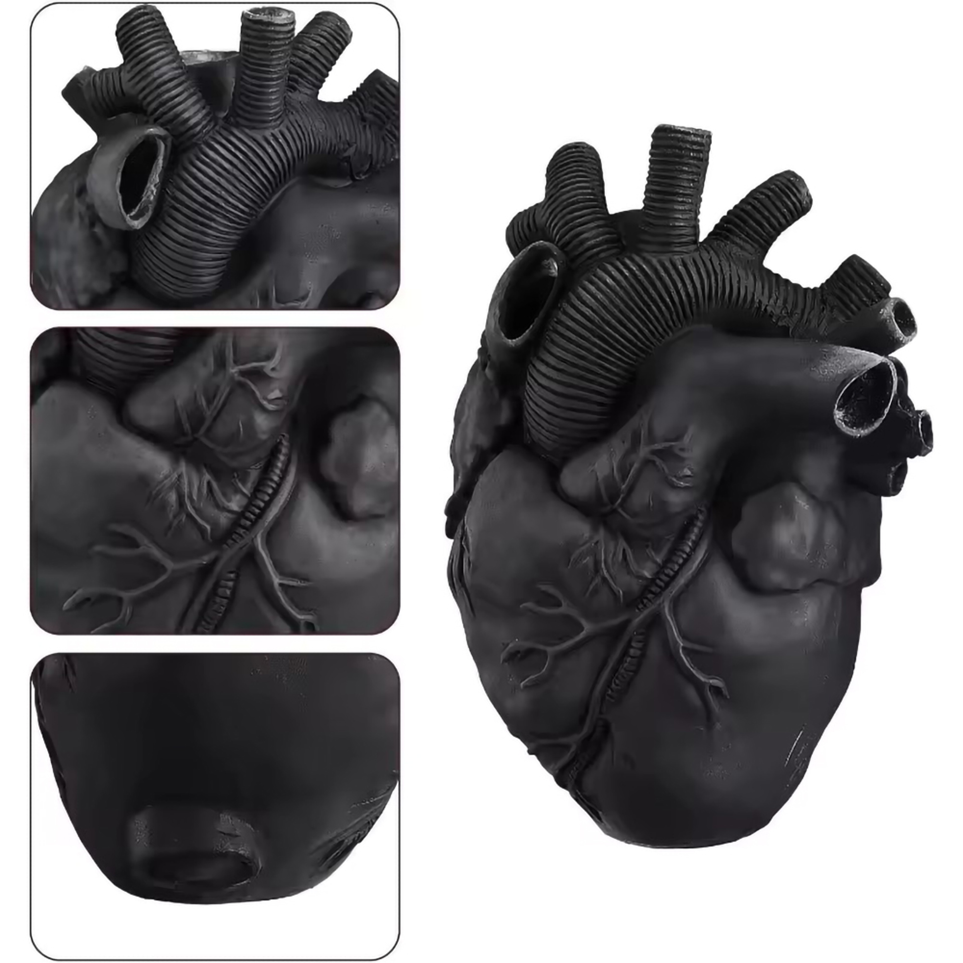 Original Resin Heart Vase Flowerpot Ornament for Arts and Crafts, Gift Idea – view 5
