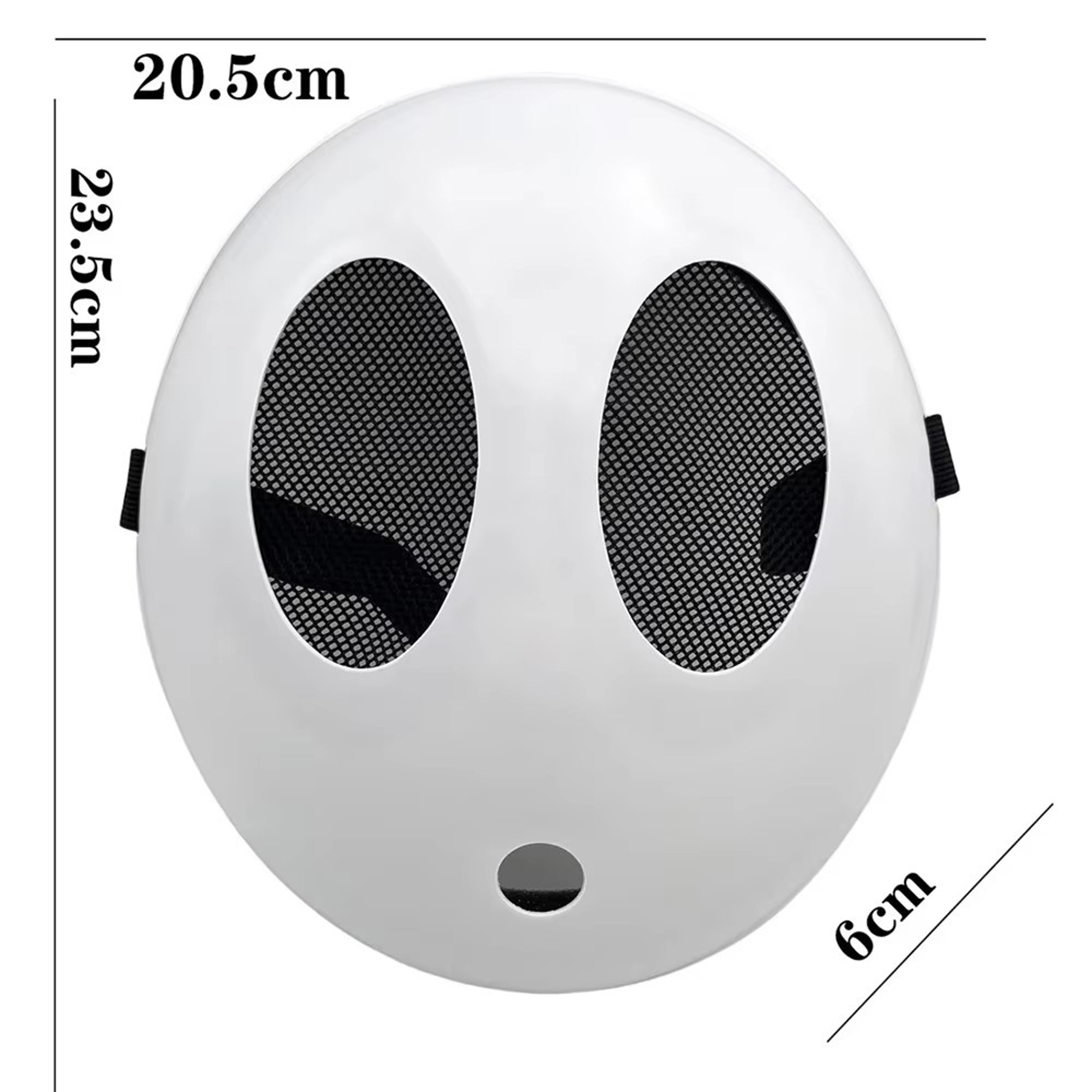 Shy Guy Mask Cosplay, Unisex Adult Plastic Halloween Masks, Carnival Party Costume Prop, Funny Cartoon Character – view 4