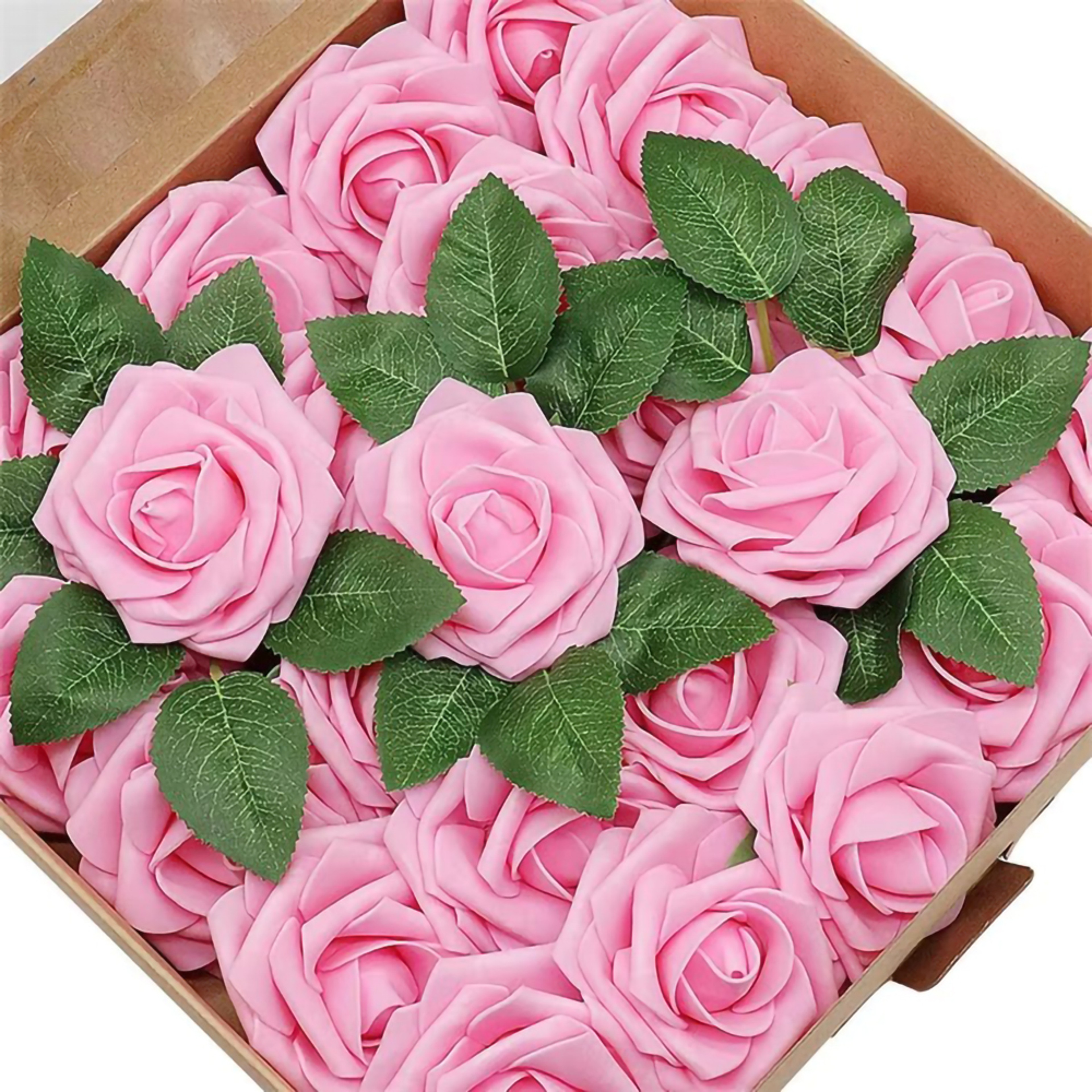 Fake Flowers Roses with Stem for Wedding Bouquets, Party Arrangements & Home Decor – view 8